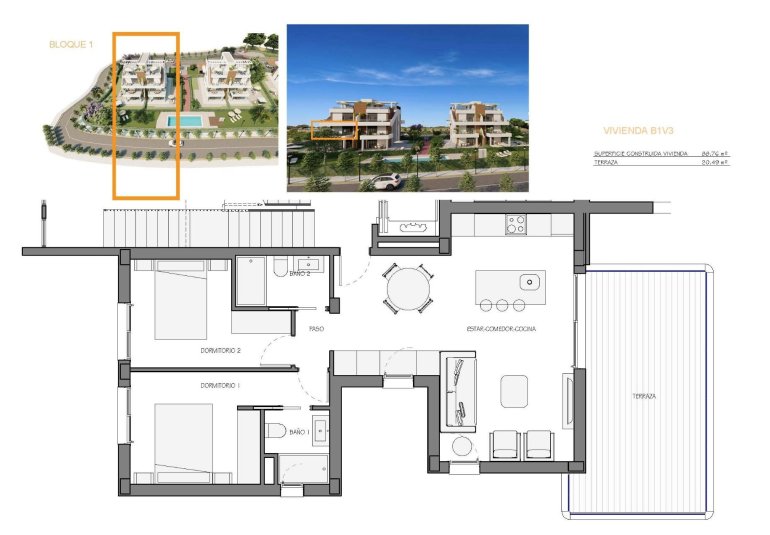 Rynek Pierwotny - Apartament -
Fuente Álamo - Hacienda del Alamo