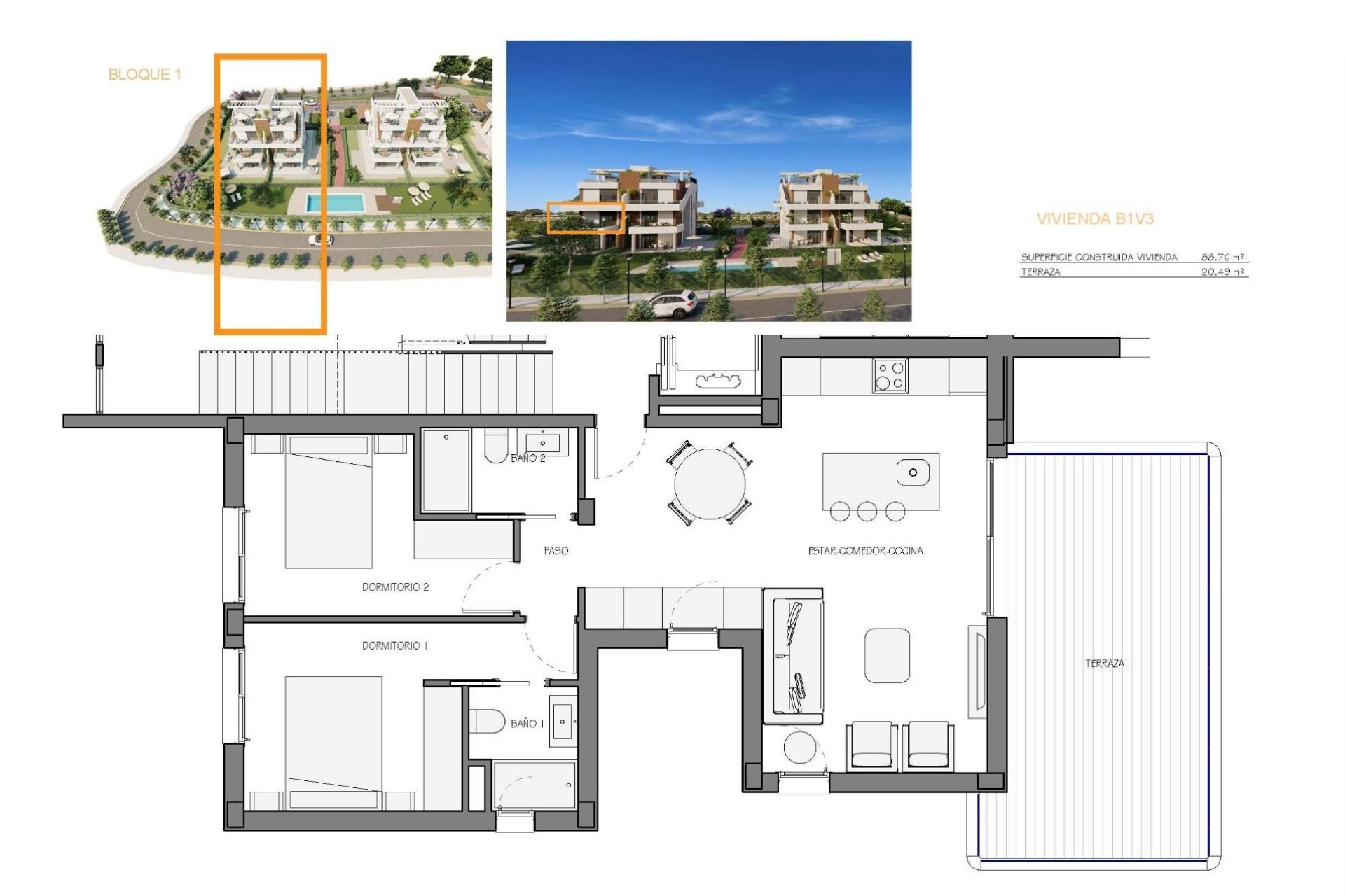 Rynek Pierwotny - Apartament -
Fuente Álamo - Hacienda del Alamo