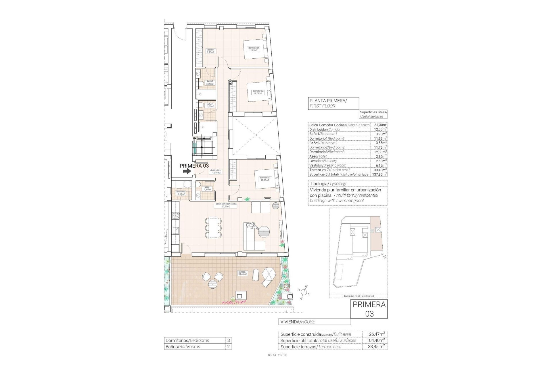 Rynek Pierwotny - Apartament -
Hondón de las Nieves - Pueblo