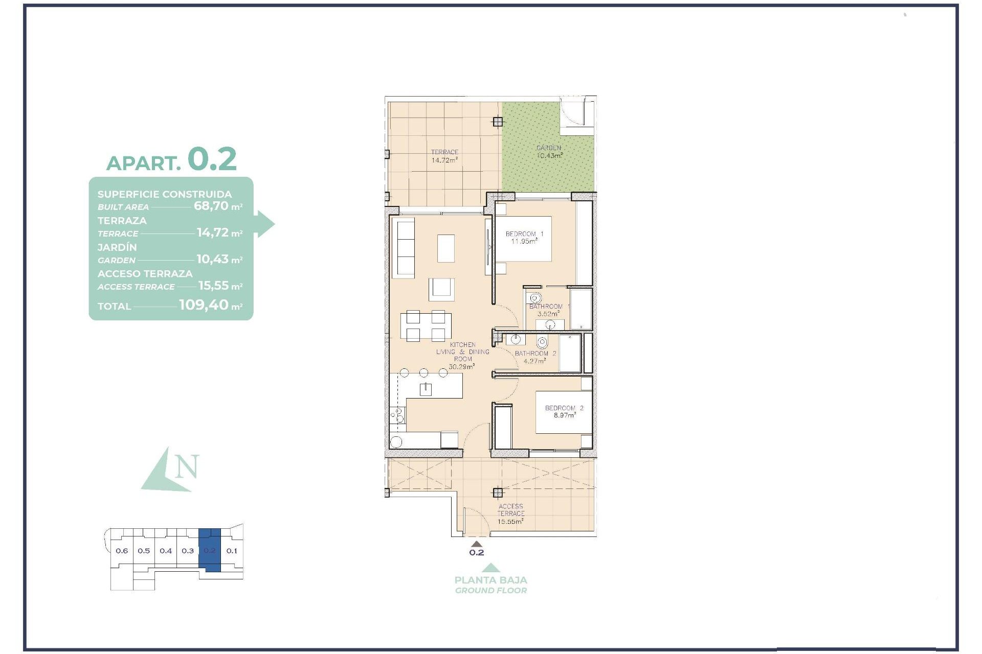 Rynek Pierwotny - Apartament -
Los Alcázares - Serena Golf