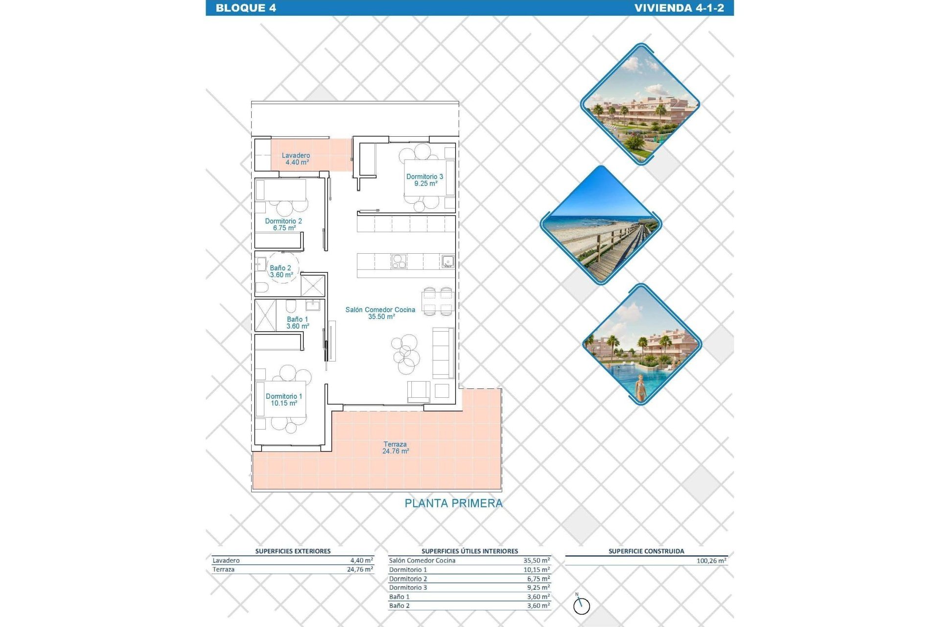 Rynek Pierwotny - Apartament -
Pilar de la Horadada - Lo Monte