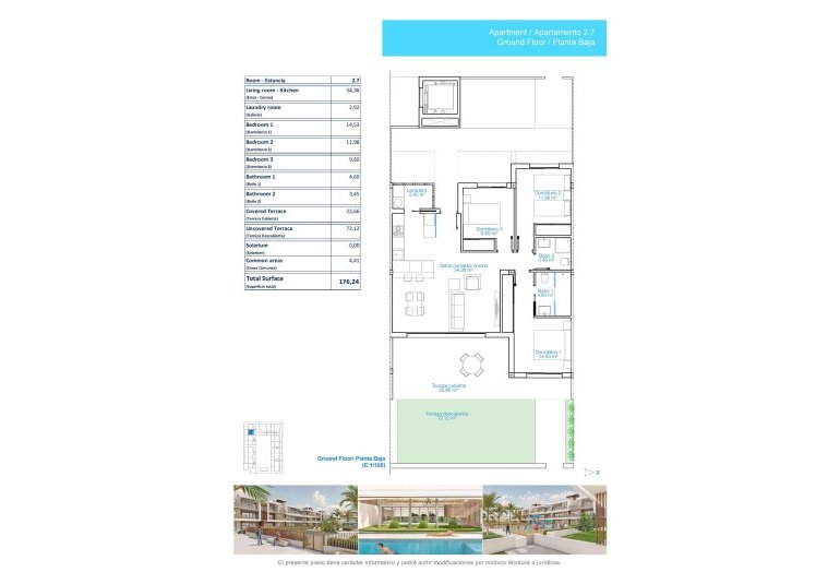 Rynek Pierwotny - Apartament -
Pilar de la Horadada - Playa de las Higuericas