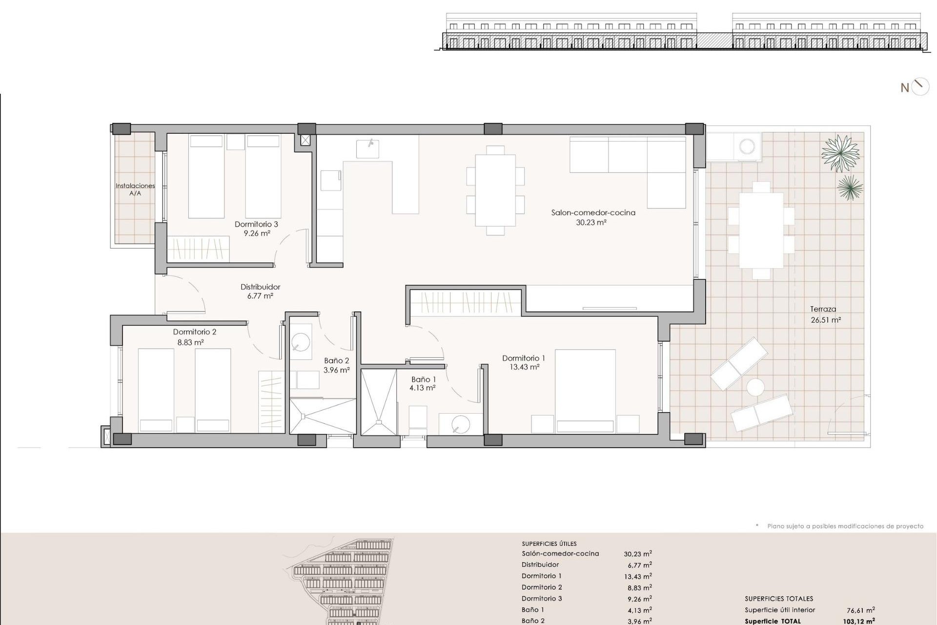 Rynek Pierwotny - Apartament -
Pulpi - Aguilón Golf