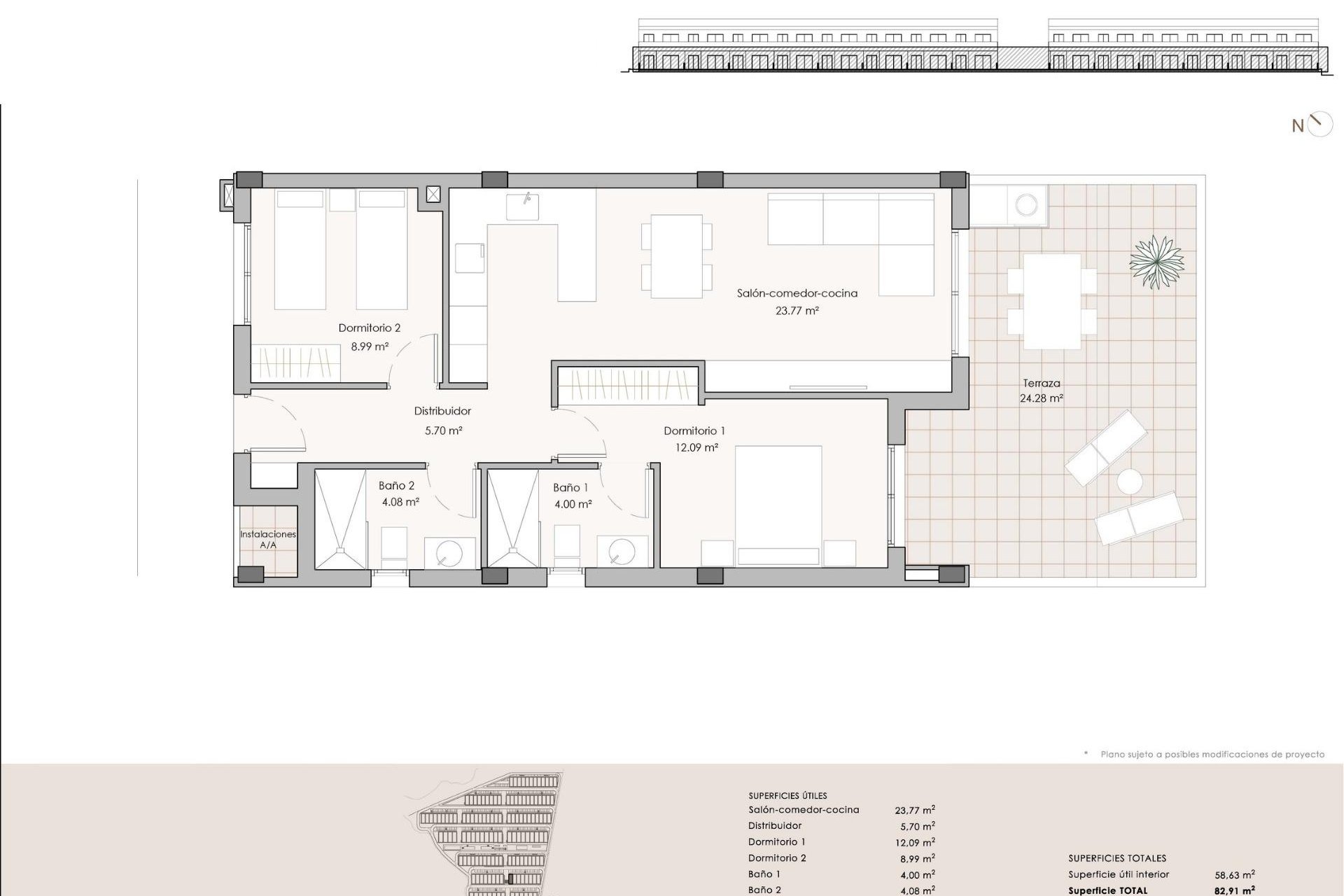 Rynek Pierwotny - Apartament -
Pulpi - Aguilón Golf