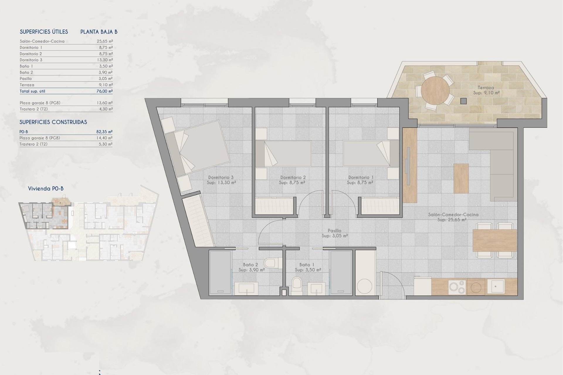 Rynek Pierwotny - Apartament -
San Pedro del Pinatar - Lo Pagan, San Pedro del Pinatar