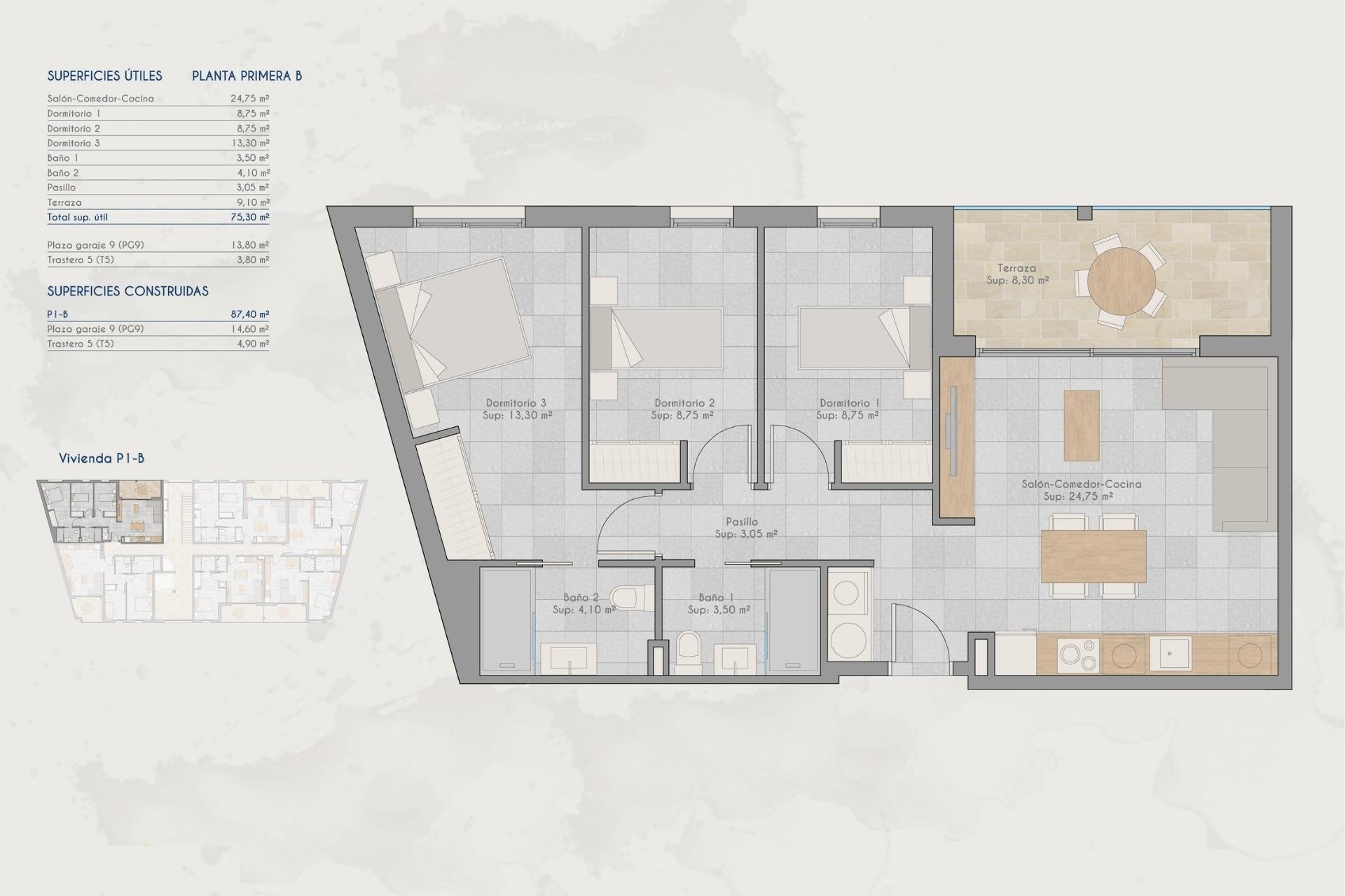 Rynek Pierwotny - Apartament -
San Pedro del Pinatar - Lo Pagan, San Pedro del Pinatar