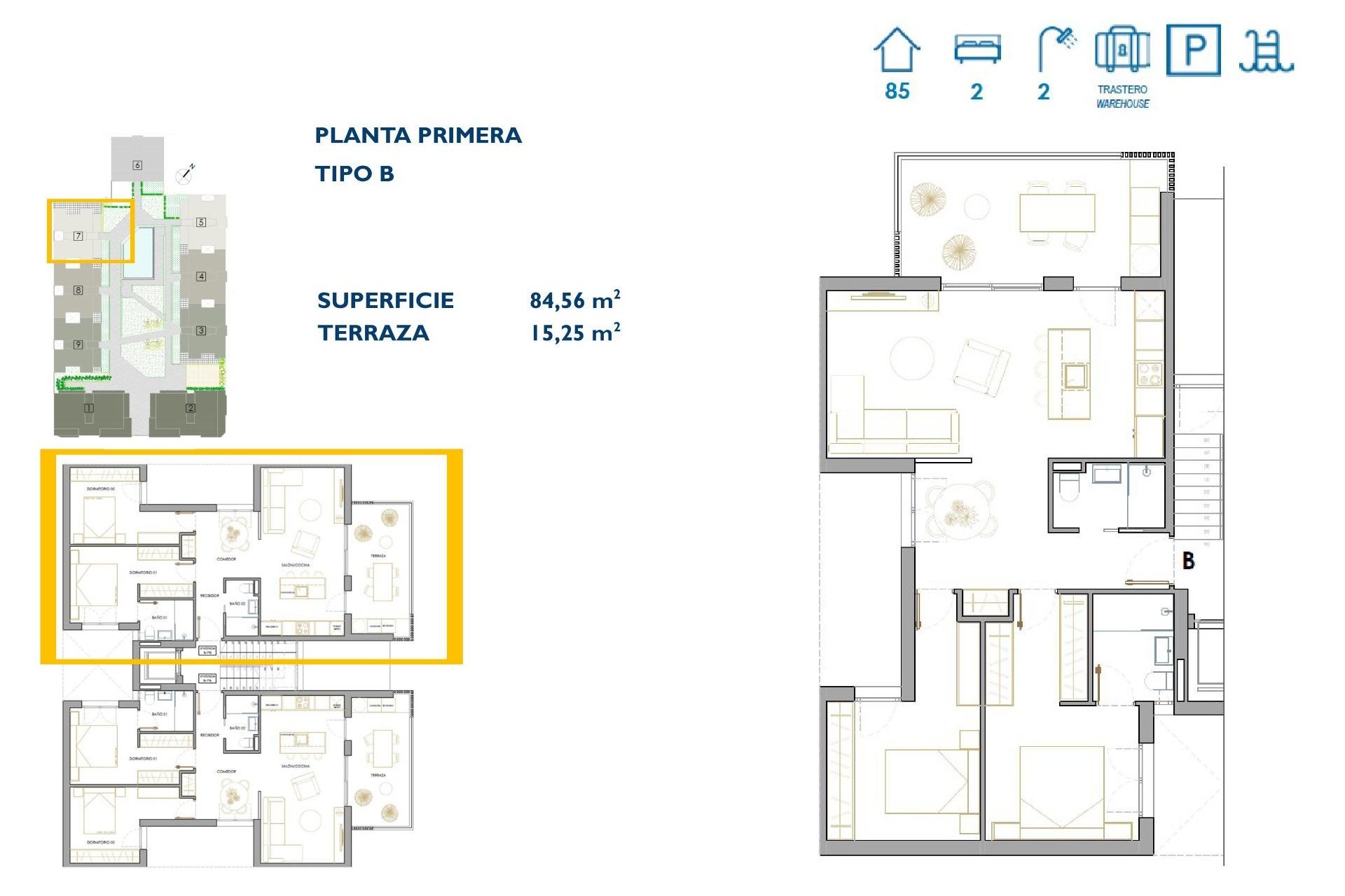 Rynek Pierwotny - Apartament -
San Pedro del Pinatar - Pueblo