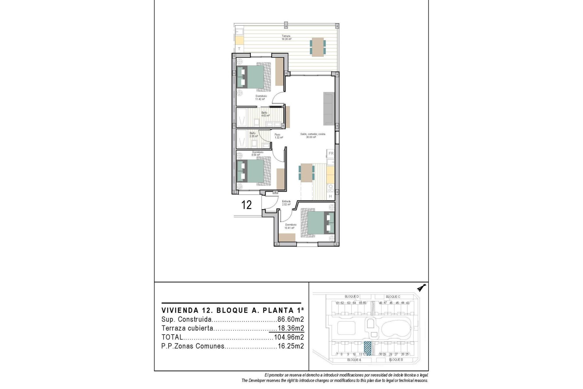 Rynek Pierwotny - Apartament -
Torre Pacheco - San Cayetano