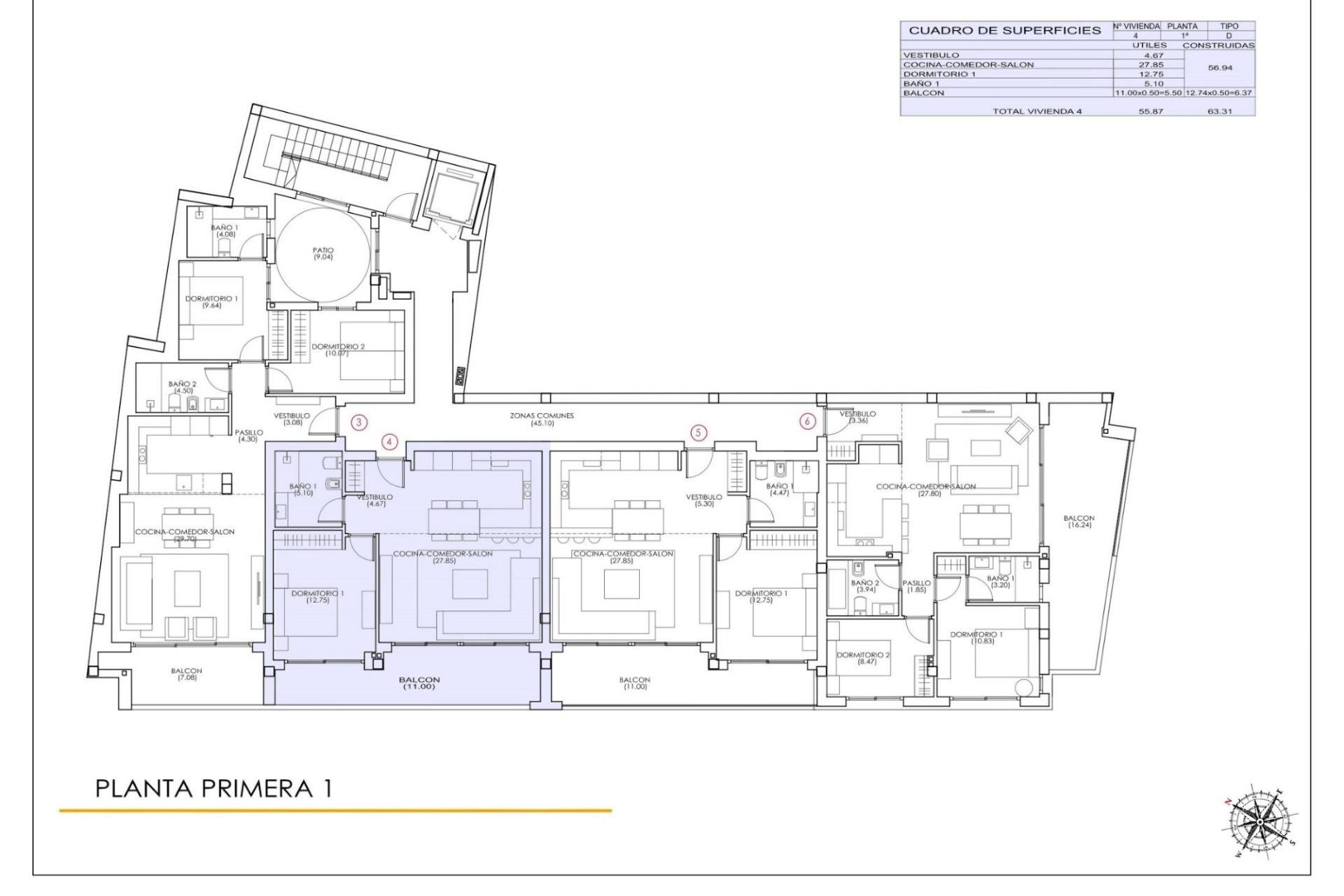 Rynek Pierwotny - Apartament -
Torrevieja - Playa del Cura