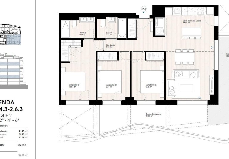 Rynek Pierwotny - Apartament -
Villajoyosa - Playa del Torres