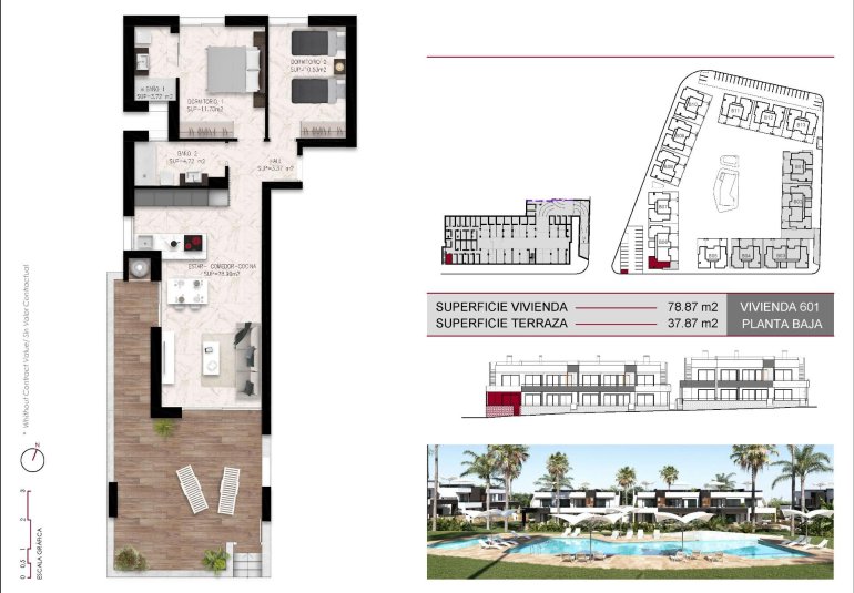 Rynek Pierwotny - Bungalow -
Ciudad Quesada - Rojales - Lo Marabú