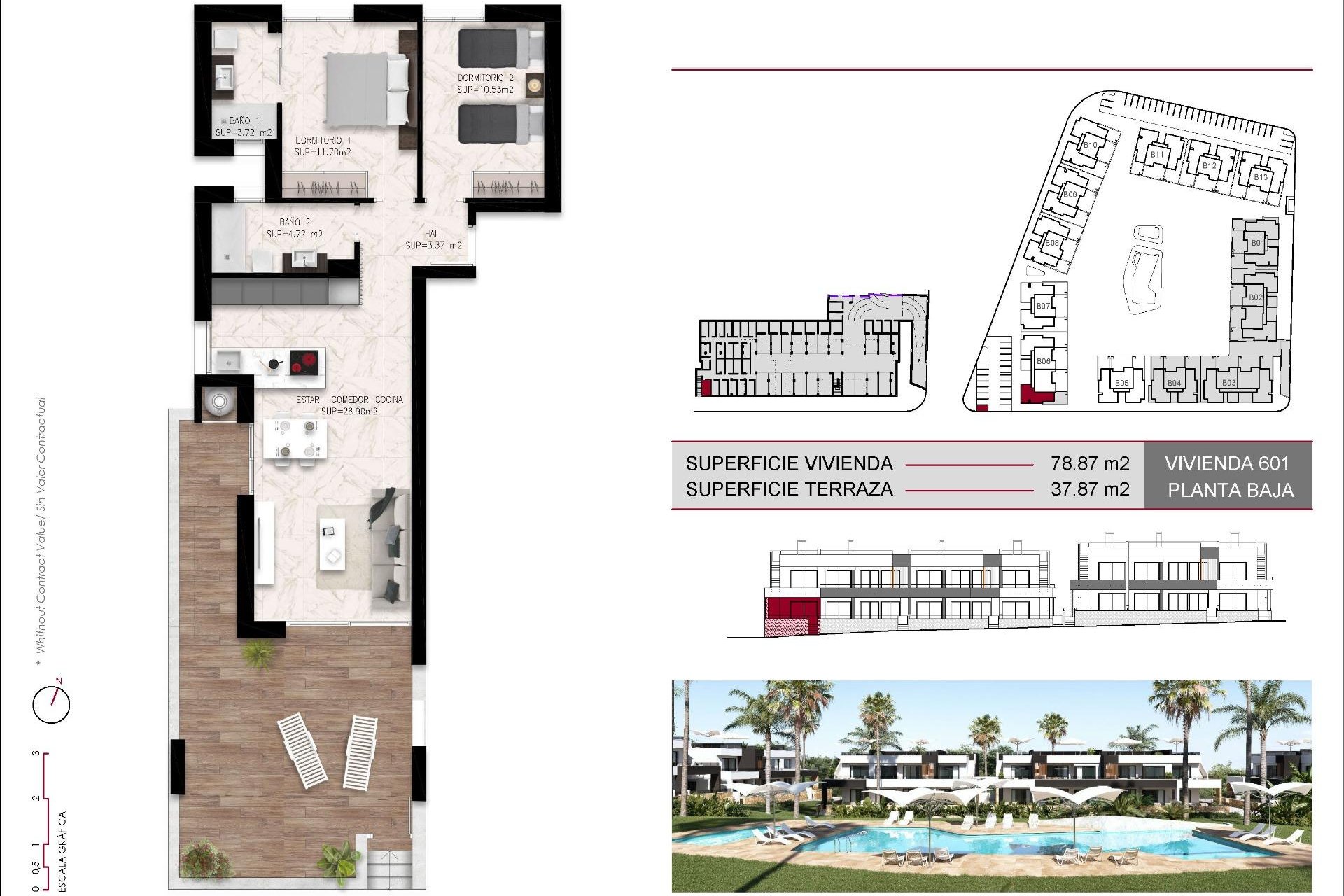 Rynek Pierwotny - Bungalow -
Ciudad Quesada - Rojales - Lo Marabú