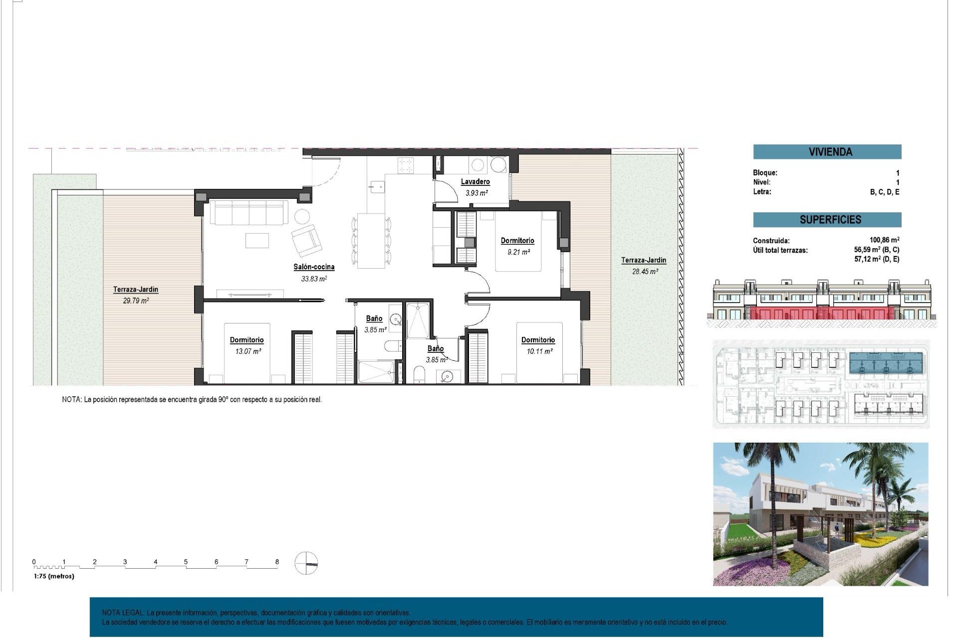 Rynek Pierwotny - Bungalow -
Los Alcázares - Serena Golf