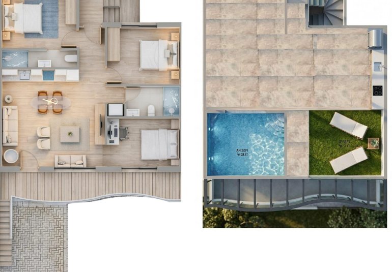 Rynek Pierwotny - Bungalow -
Pilar de la Horadada - parques de Andromeda