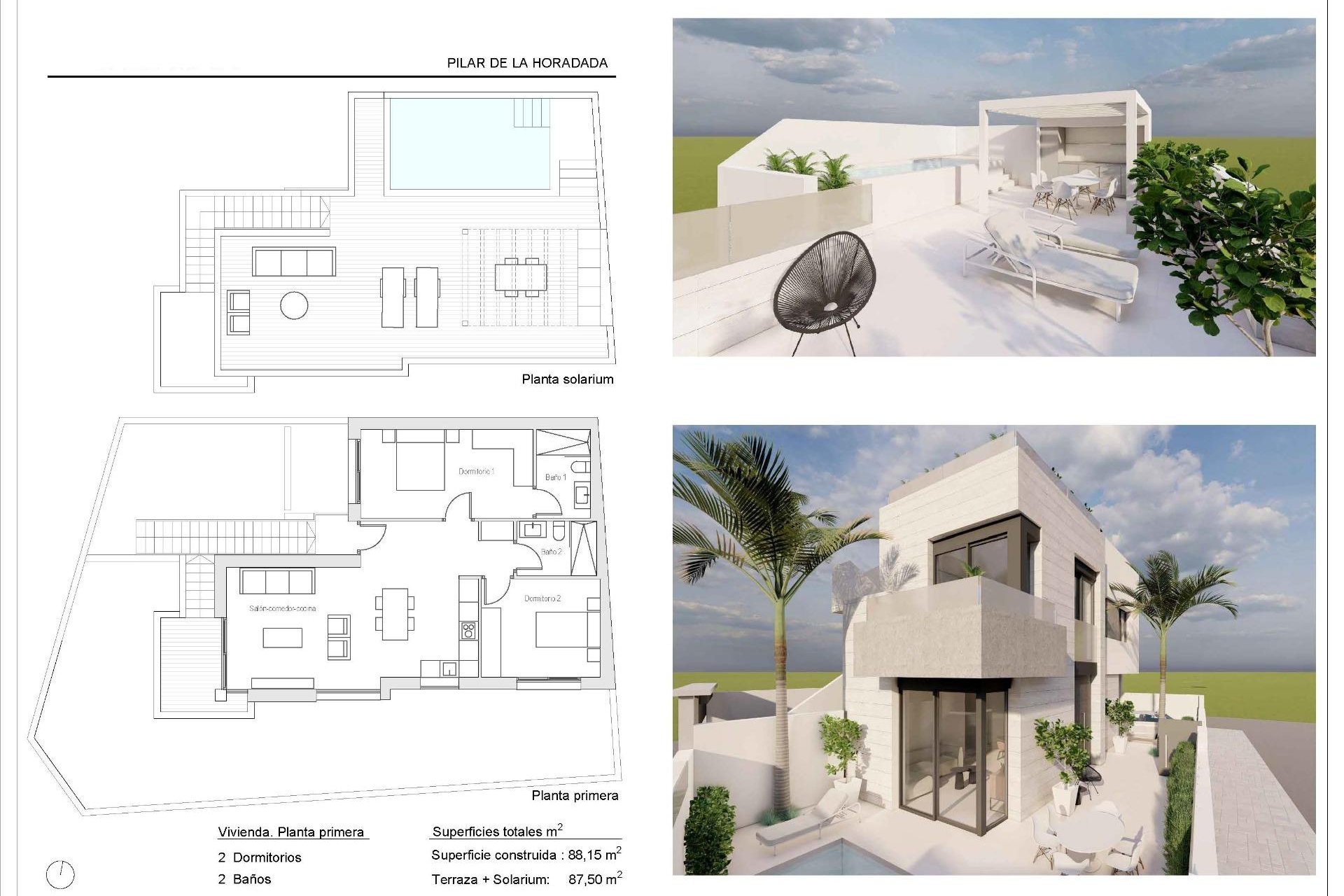 Rynek Pierwotny - Bungalow -
Pilar de la Horadada - pueblo