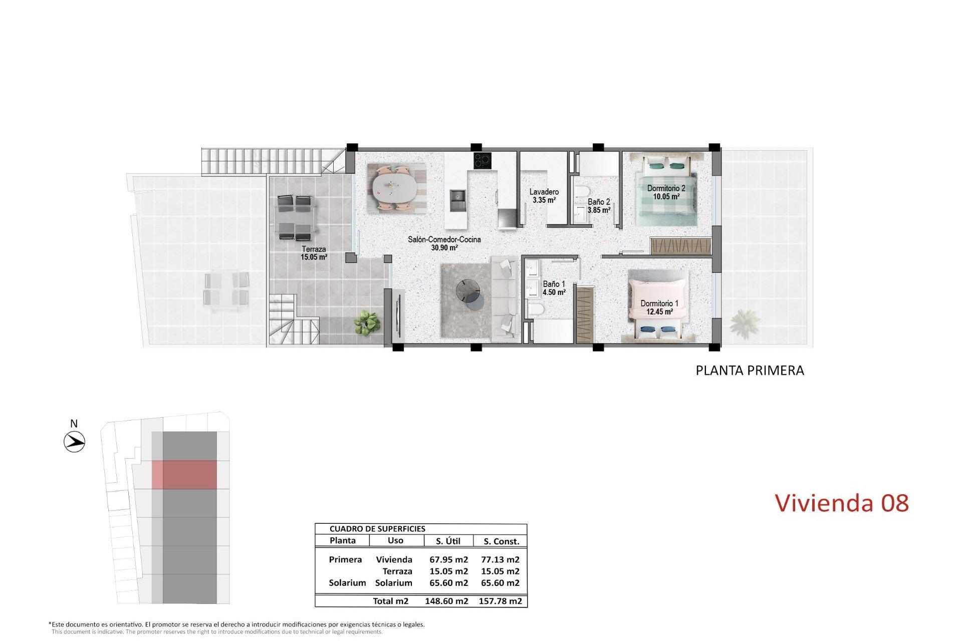 Rynek Pierwotny - Bungalow -
Pilar de la Horadada - pueblo