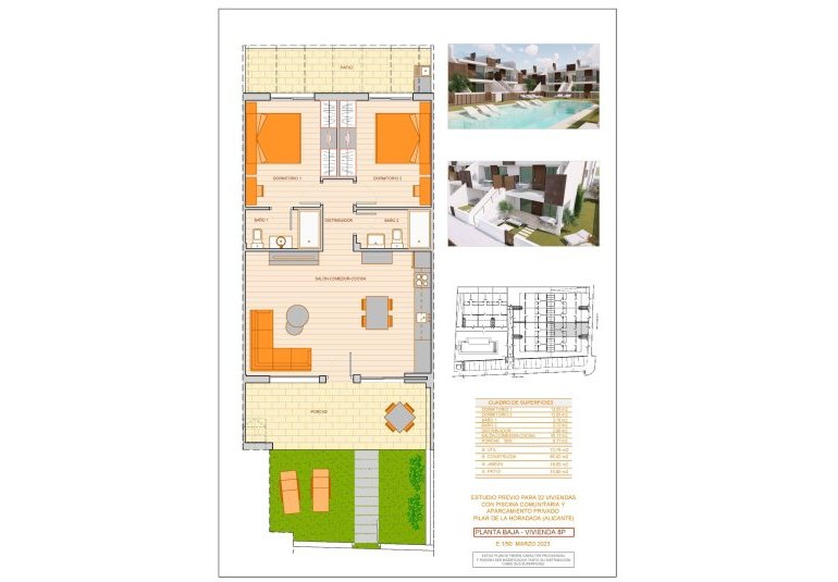 Rynek Pierwotny - Bungalow -
Pilar de la Horadada - pueblo