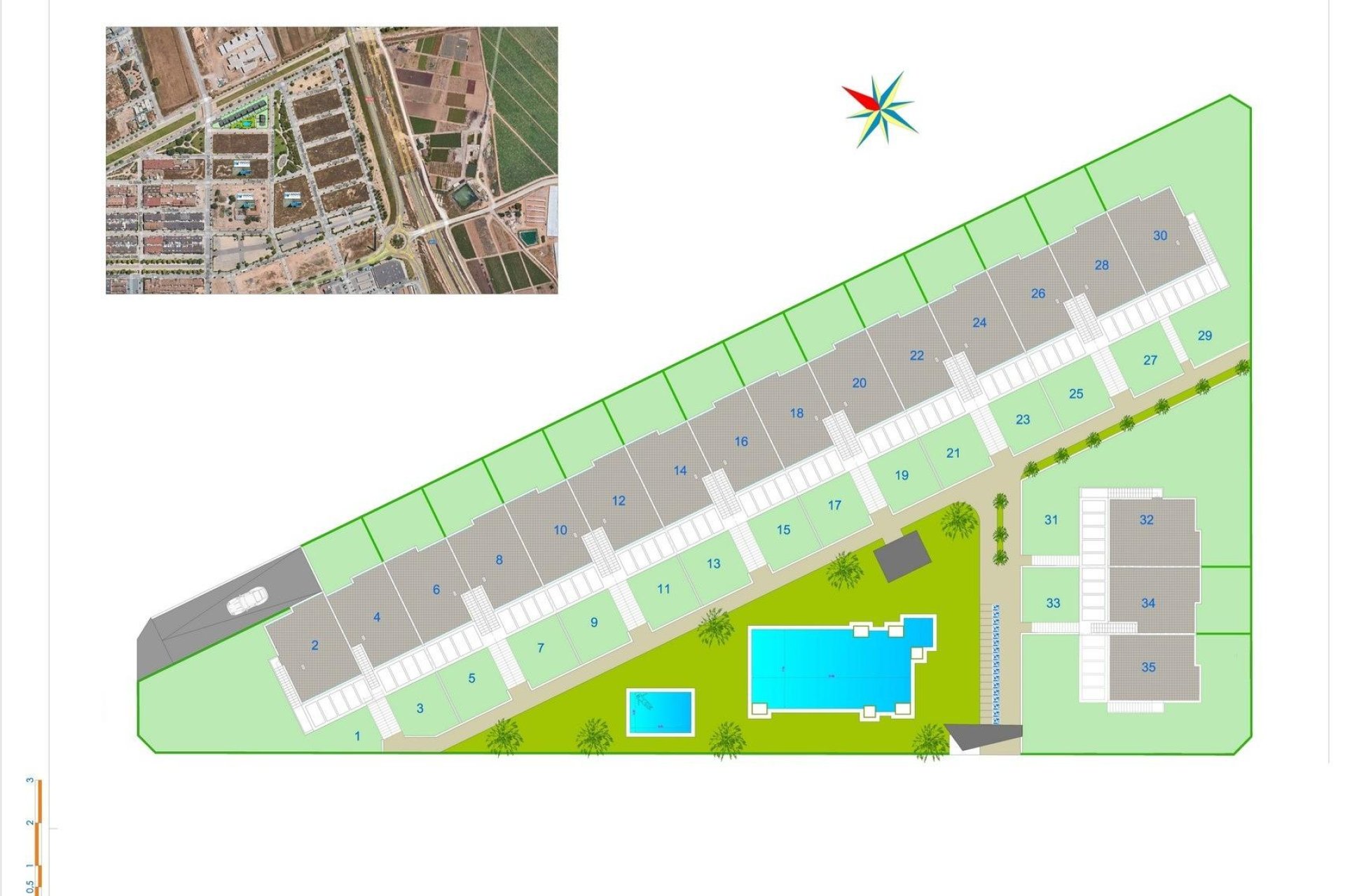 Rynek Pierwotny - Bungalow -
Pilar de la Horadada - pueblo