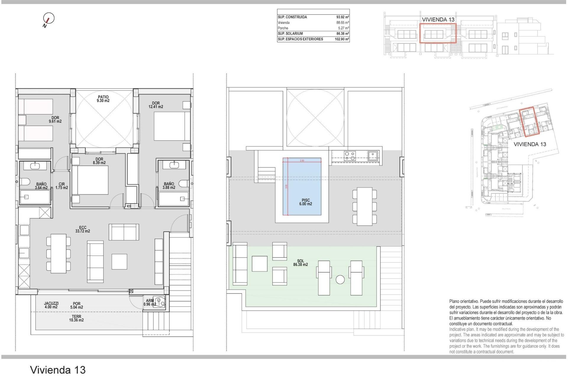 Rynek Pierwotny - Bungalow -
Pilar de la Horadada - pueblo