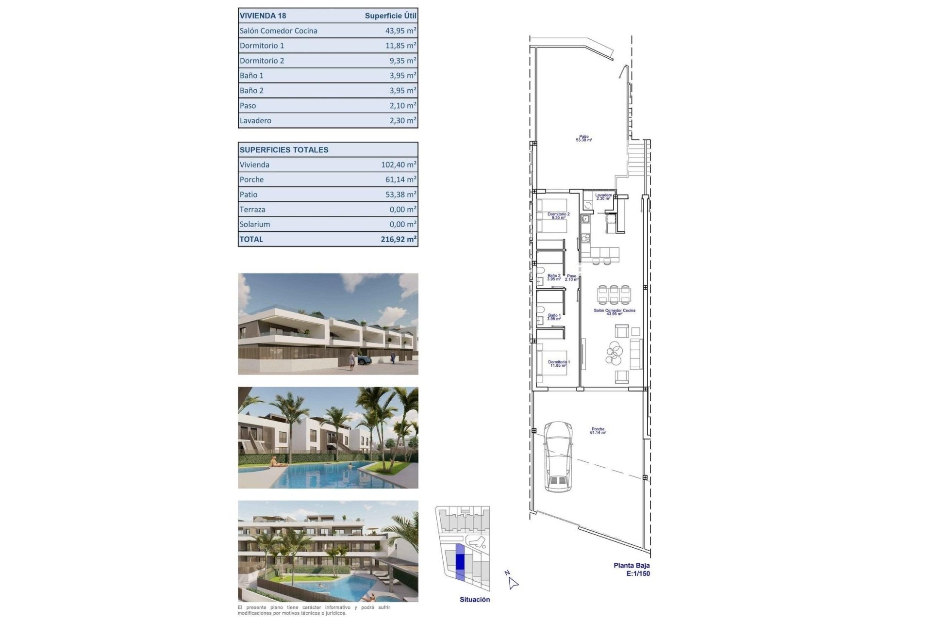 Rynek Pierwotny - Bungalow -
Pilar de la Horadada - pueblo