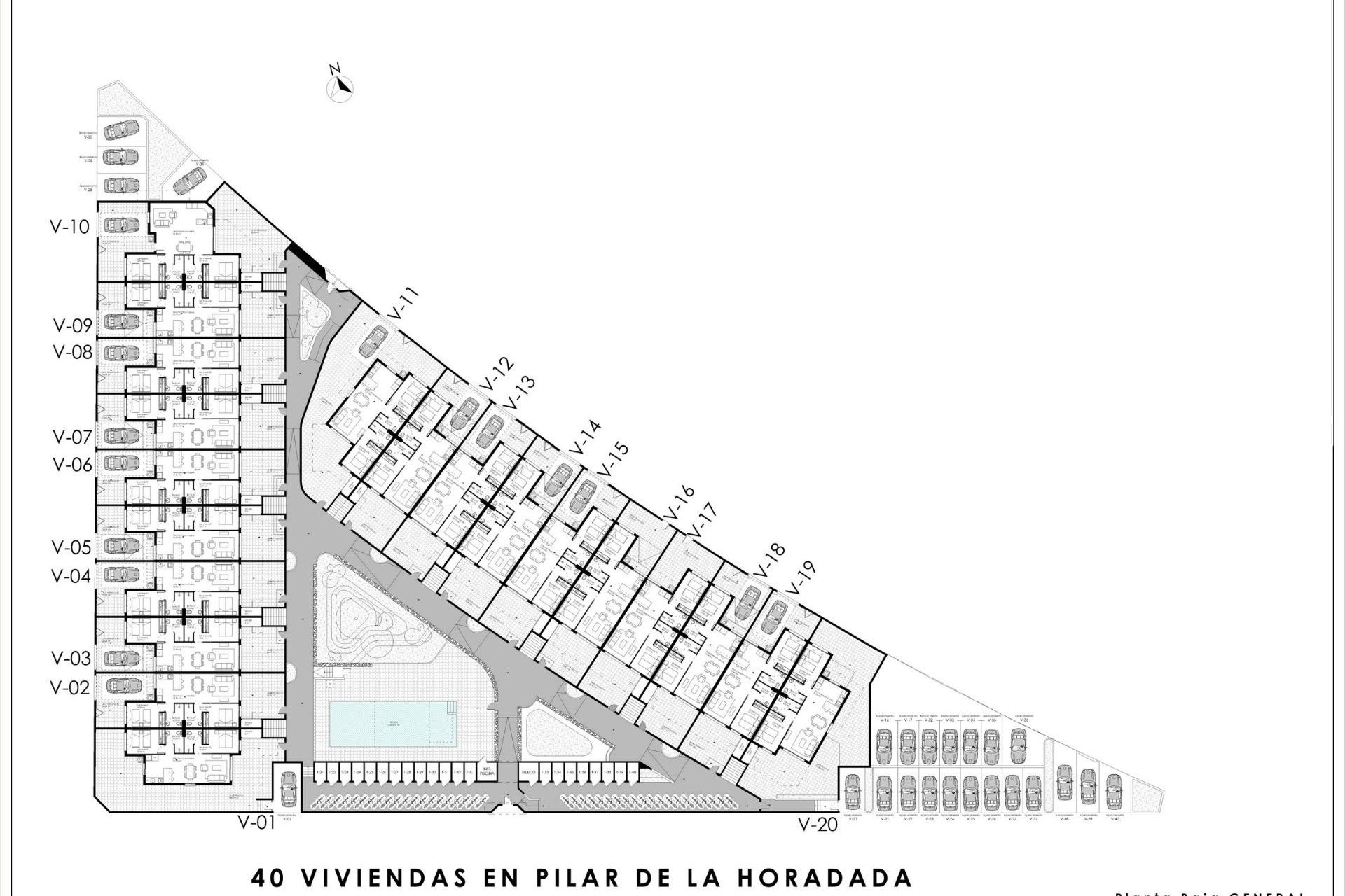 Rynek Pierwotny - Bungalow -
Pilar de la Horadada - pueblo