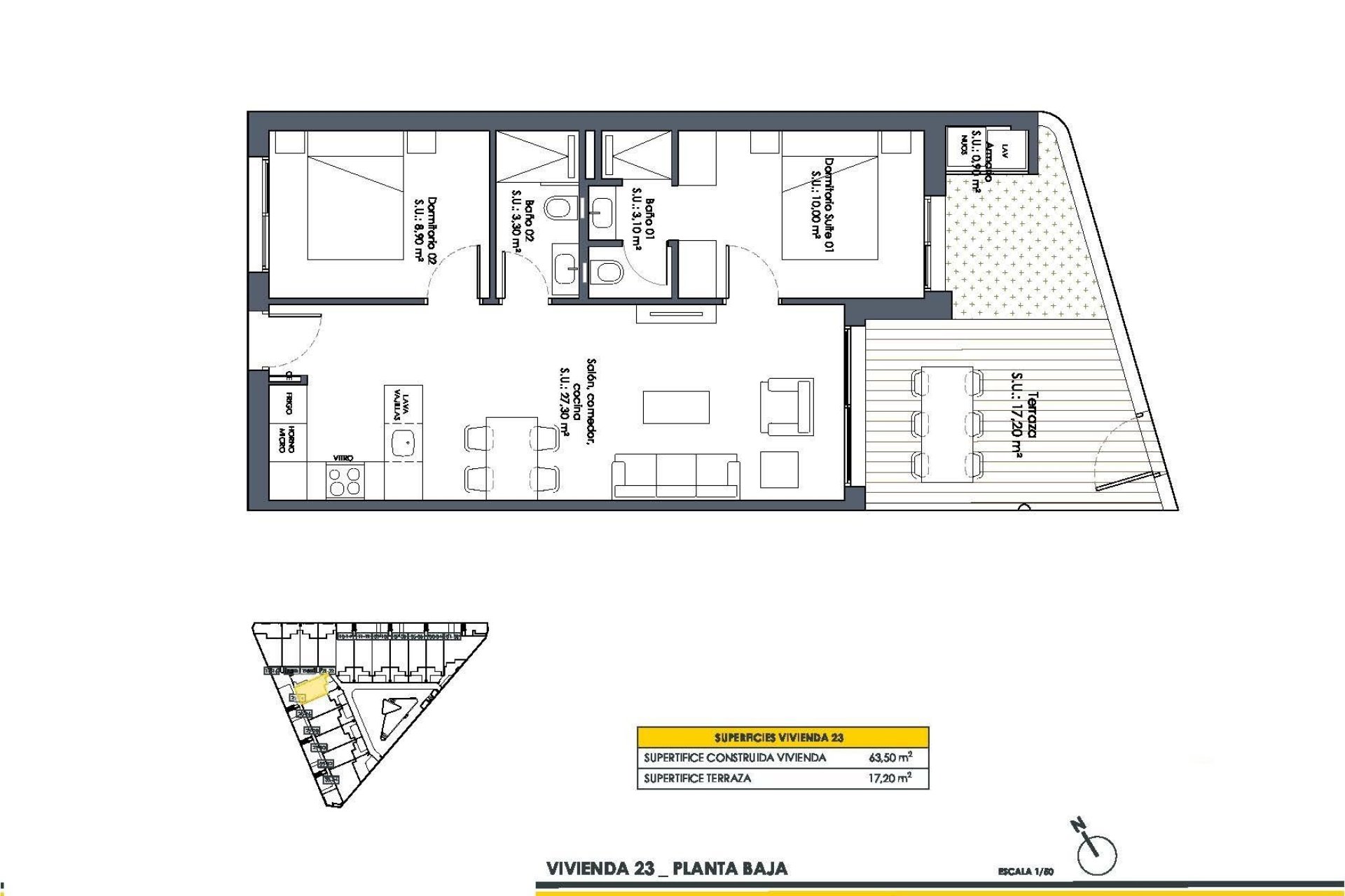 Rynek Pierwotny - Bungalow -
San Fulgencio - Pueblo