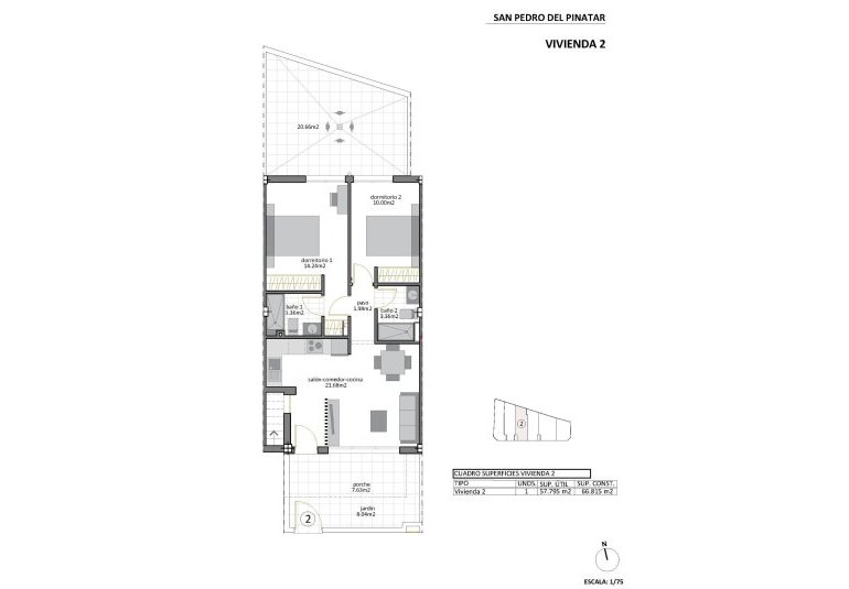 Rynek Pierwotny - Bungalow -
San Pedro del Pinatar - Los Cuarteros