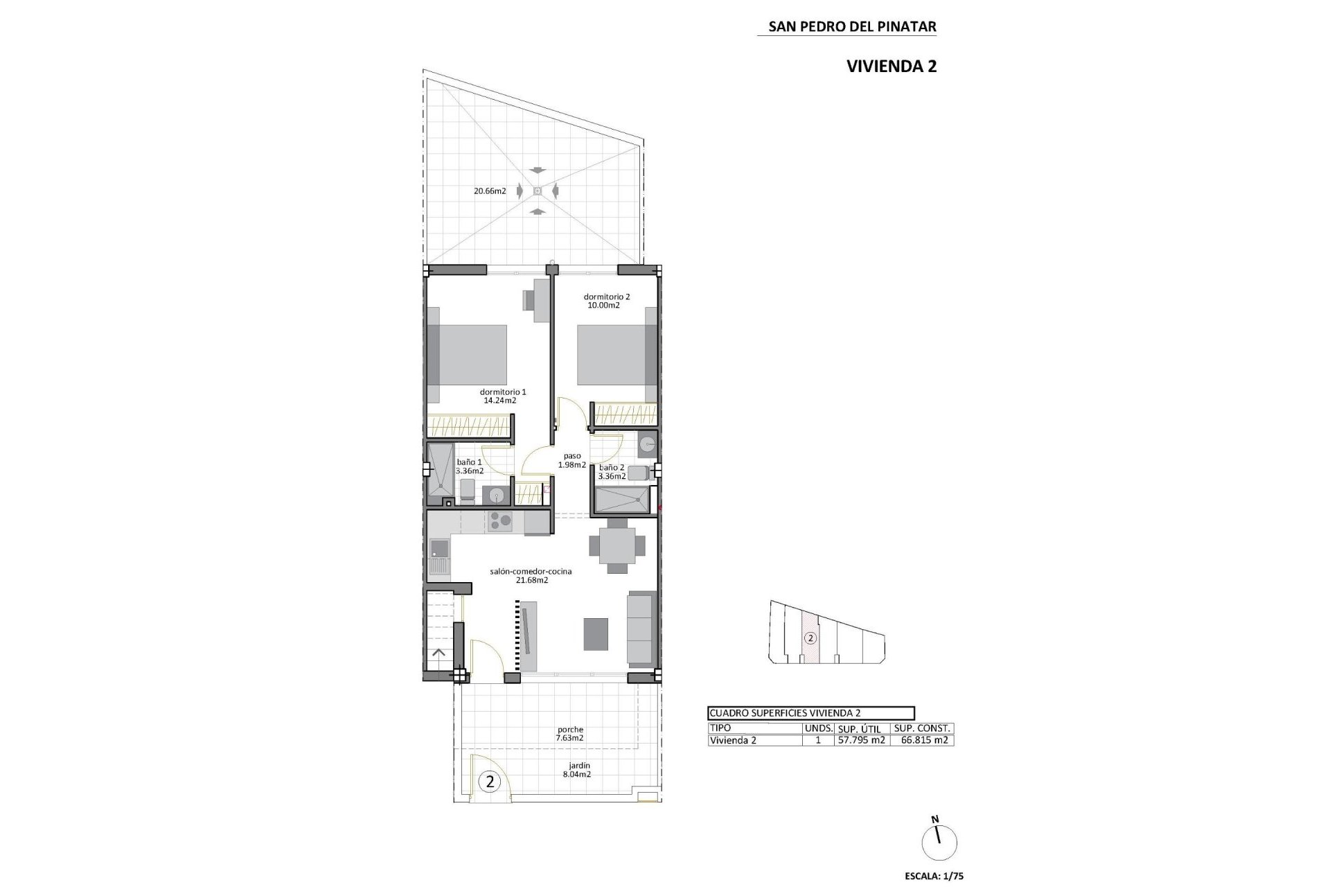 Rynek Pierwotny - Bungalow -
San Pedro del Pinatar - Los Cuarteros