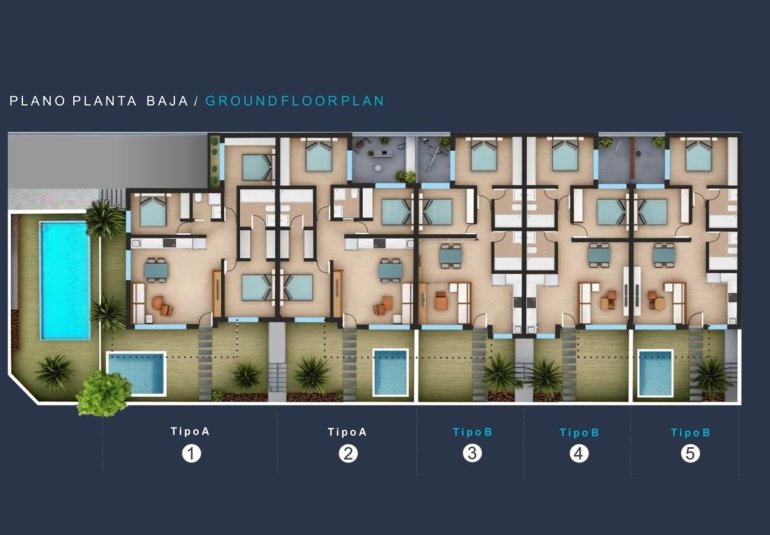 Rynek Pierwotny - Bungalow -
San Pedro del Pinatar - Los Pinos