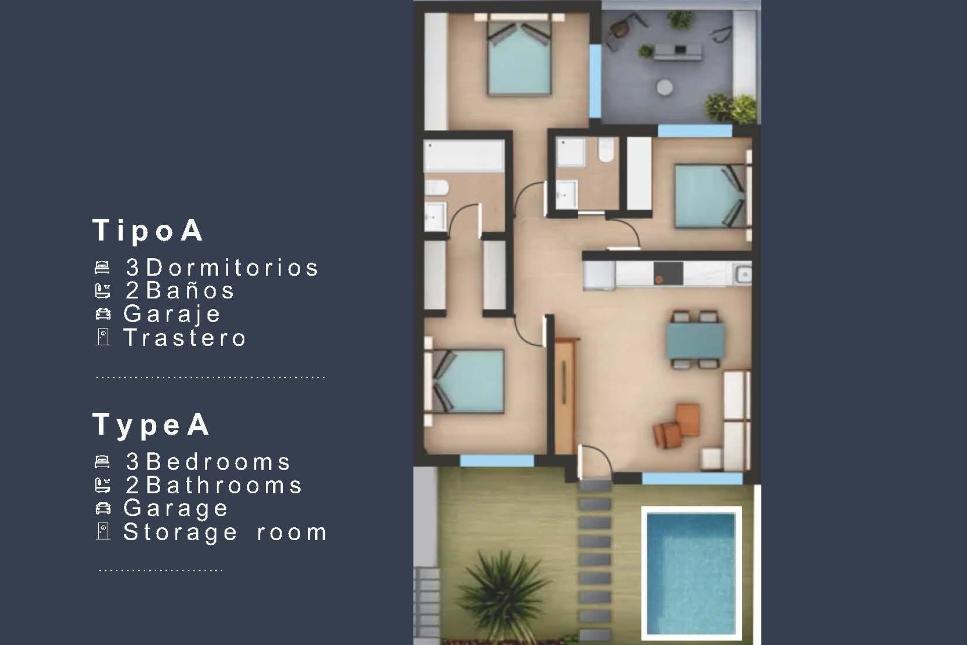 Rynek Pierwotny - Bungalow -
San Pedro del Pinatar - Los Pinos