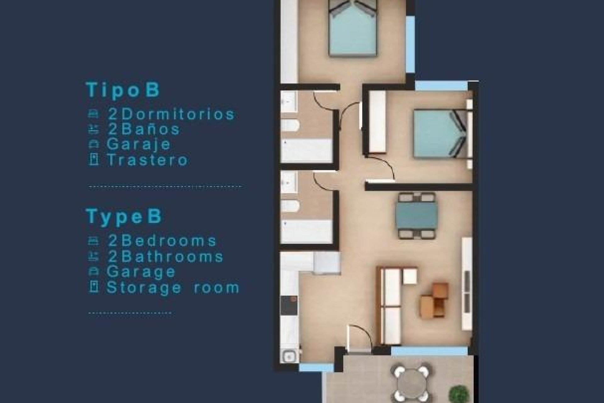 Rynek Pierwotny - Bungalow -
San Pedro del Pinatar - Los Pinos