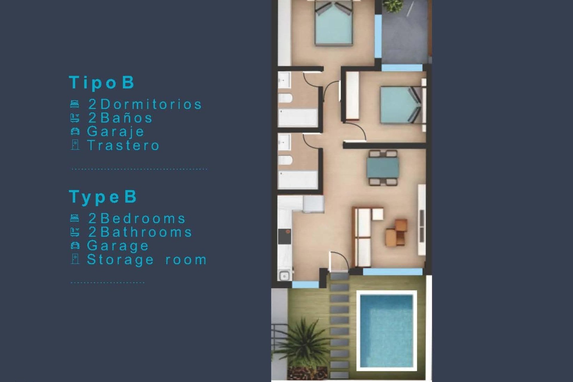 Rynek Pierwotny - Bungalow -
San Pedro del Pinatar - Los Pinos