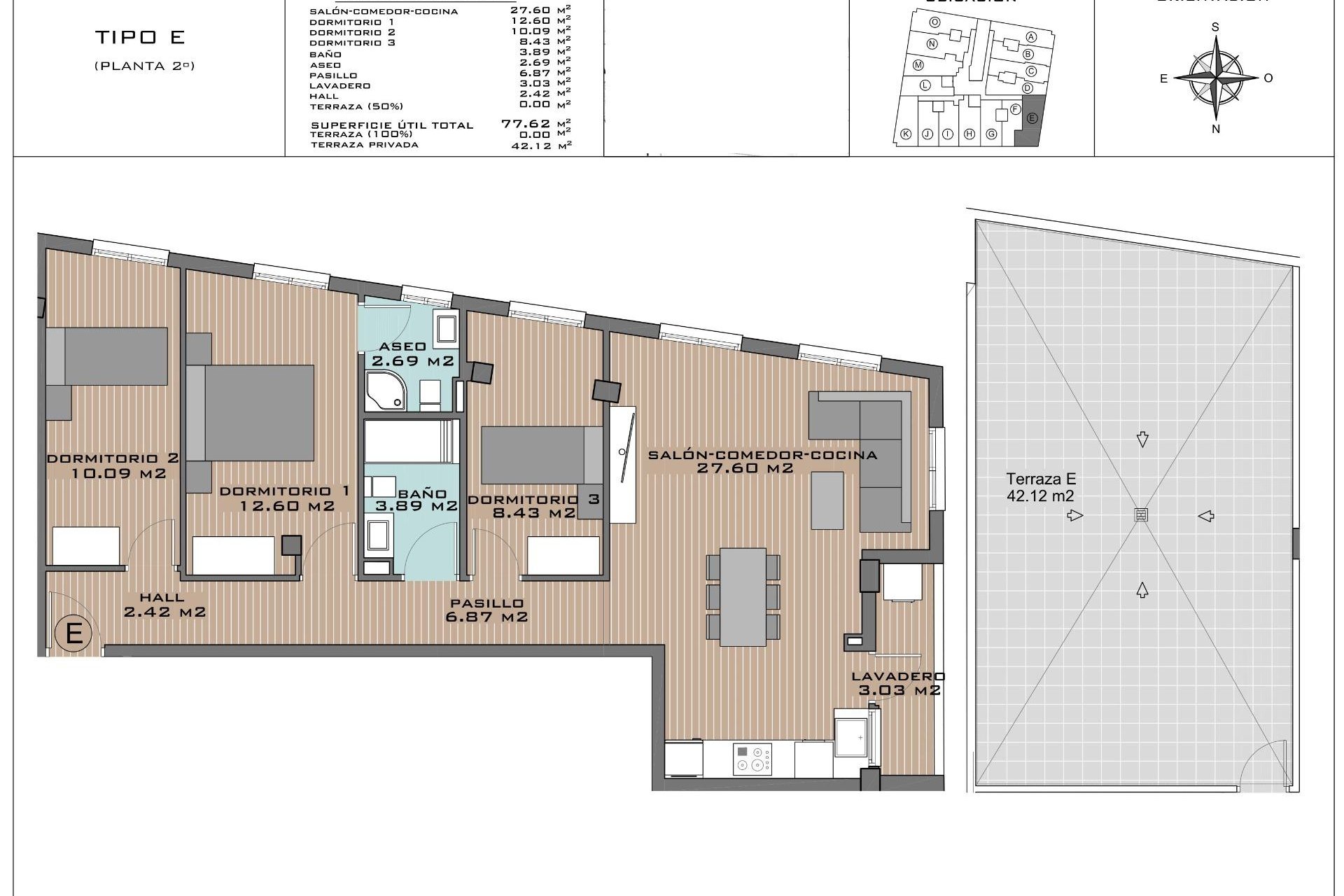Rynek Pierwotny - Penthouse -
Algorfa - Pueblo