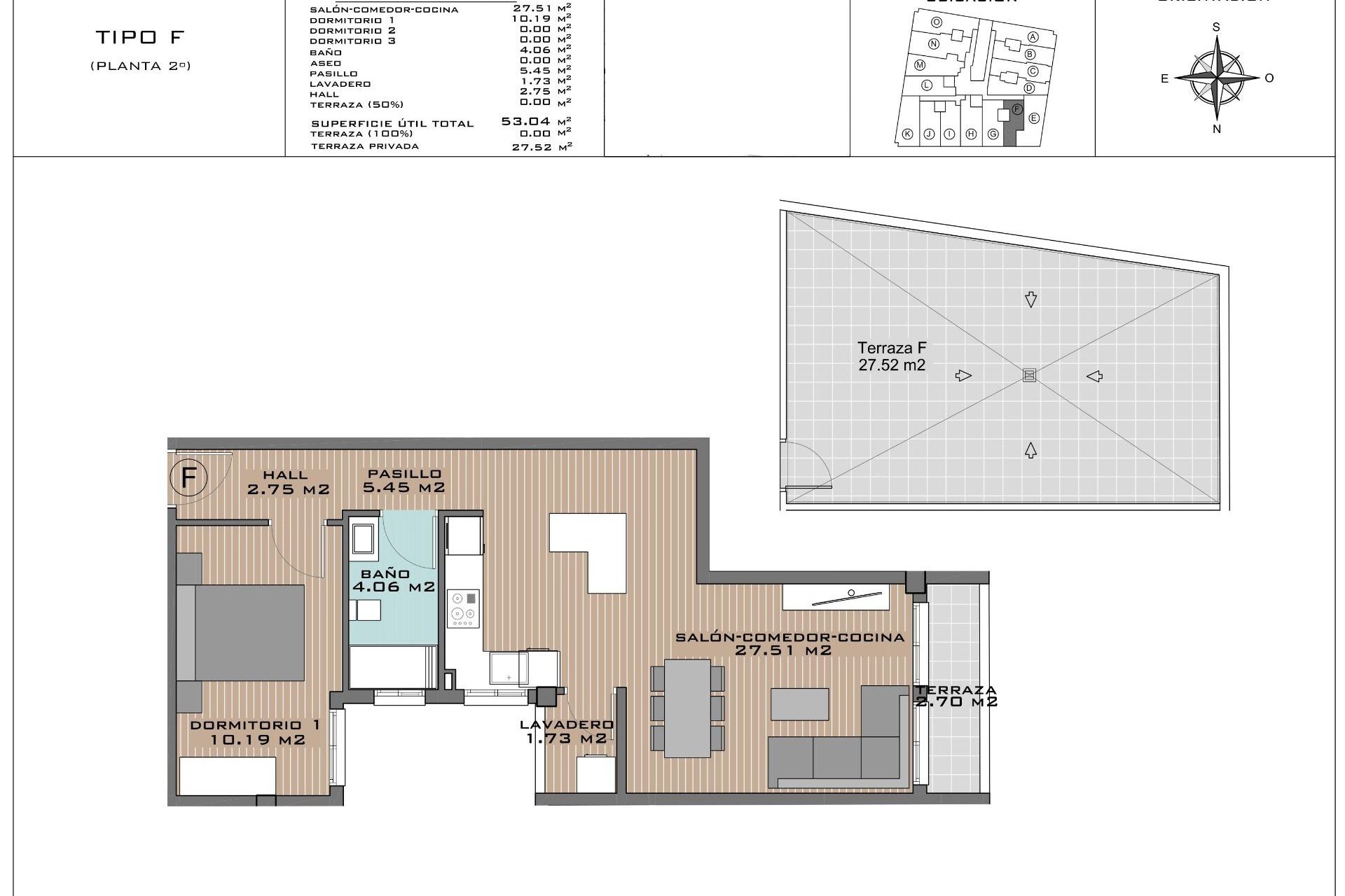 Rynek Pierwotny - Penthouse -
Algorfa - Pueblo