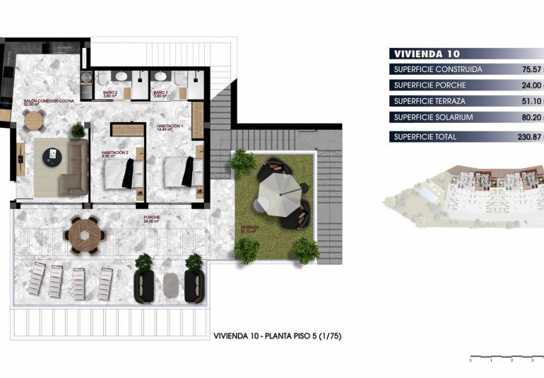 Rynek Pierwotny - Penthouse -
Finestrat - Balcon de finestrat