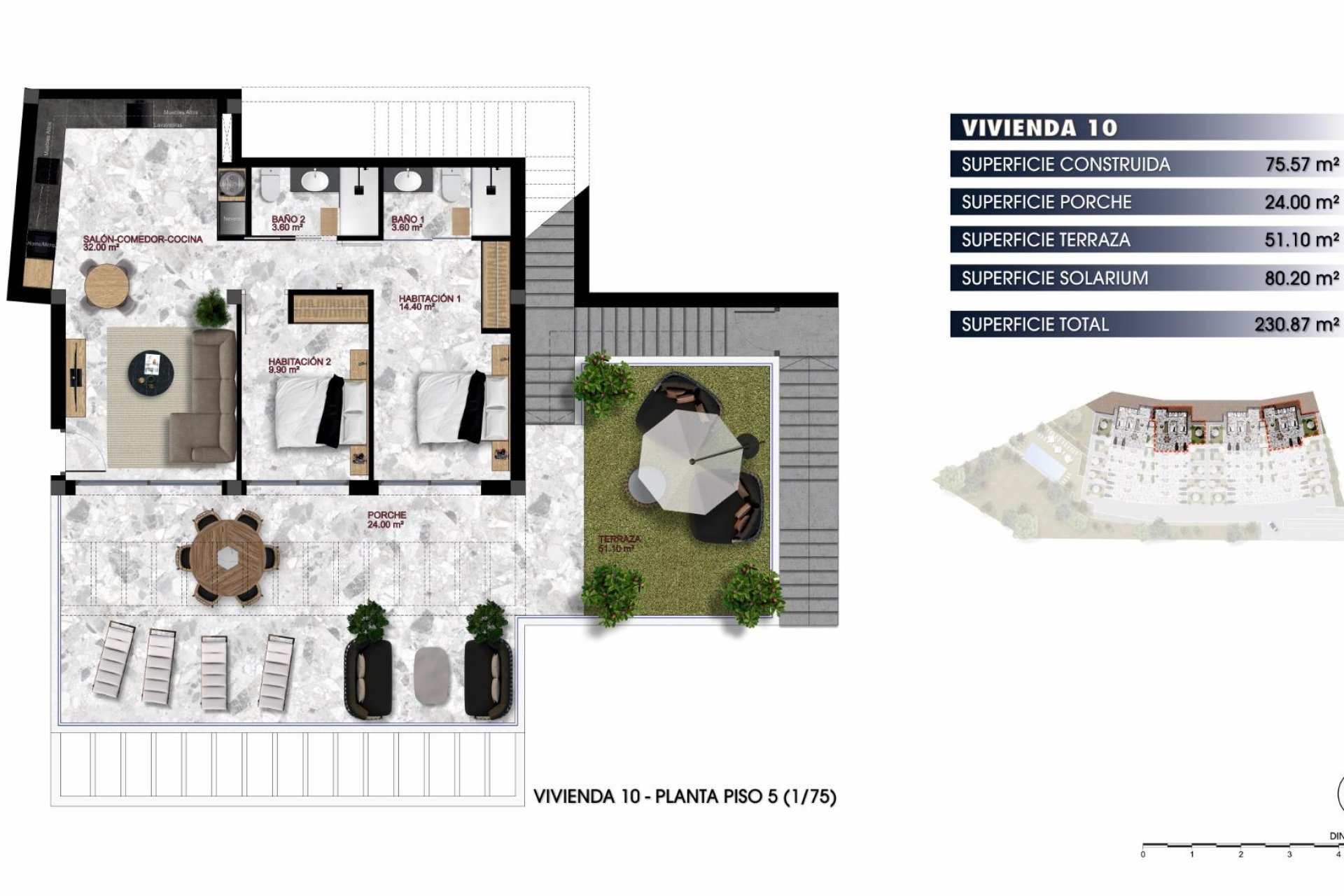 Rynek Pierwotny - Penthouse -
Finestrat - Balcon de finestrat