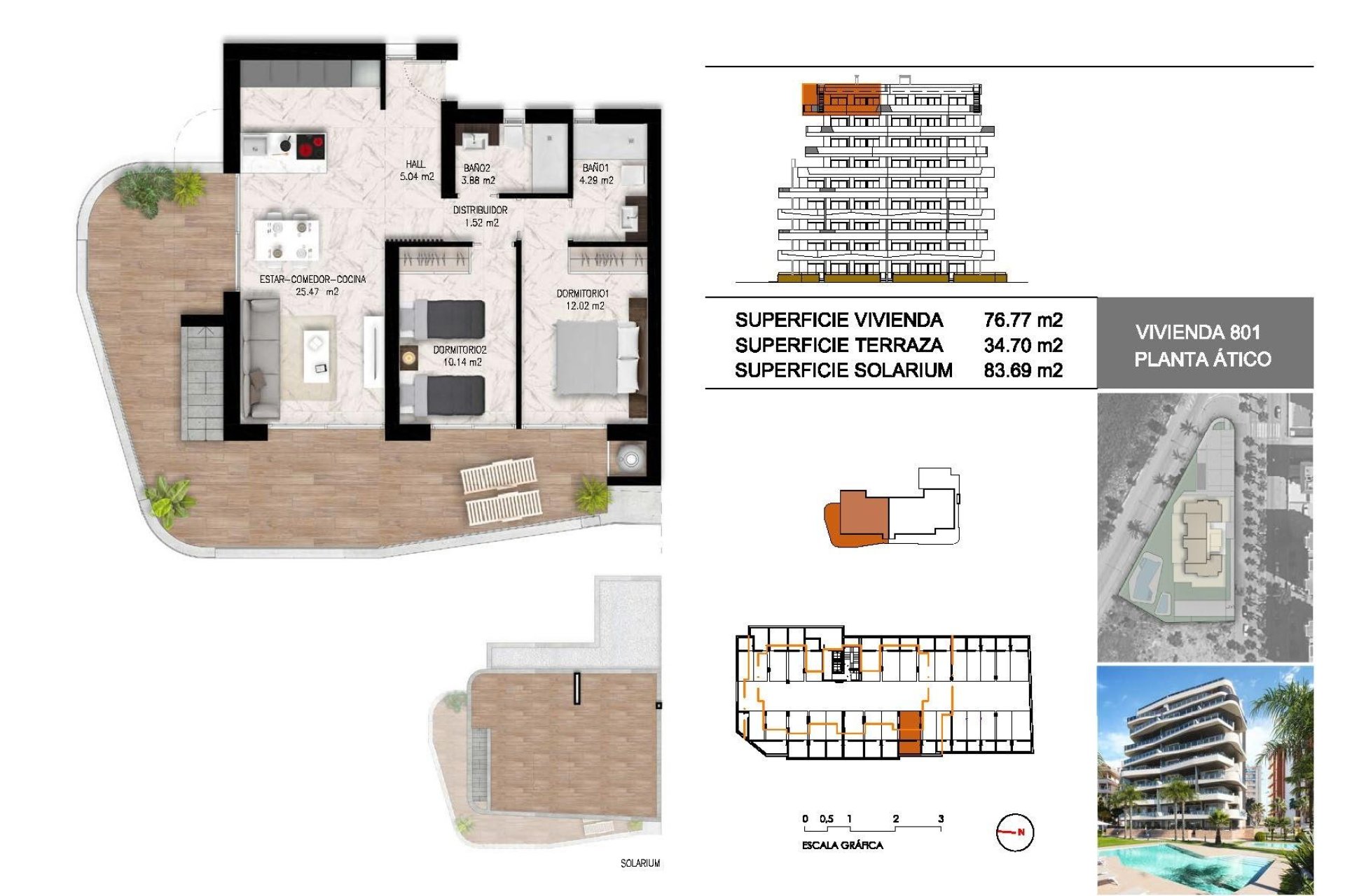 Rynek Pierwotny - Penthouse -
Guardamar del Segura - PUERTO