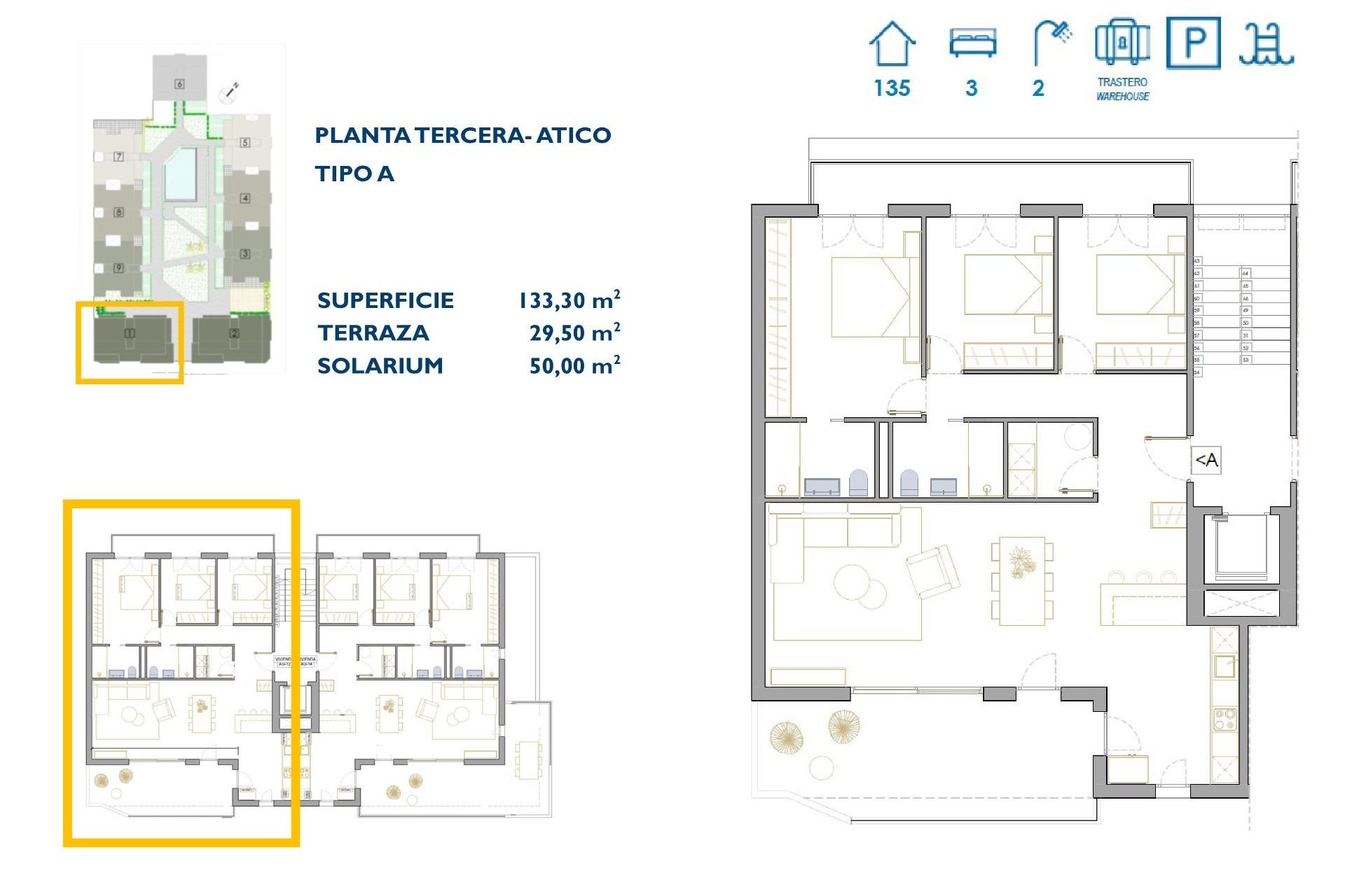 Rynek Pierwotny - Penthouse -
San Pedro del Pinatar - Pueblo