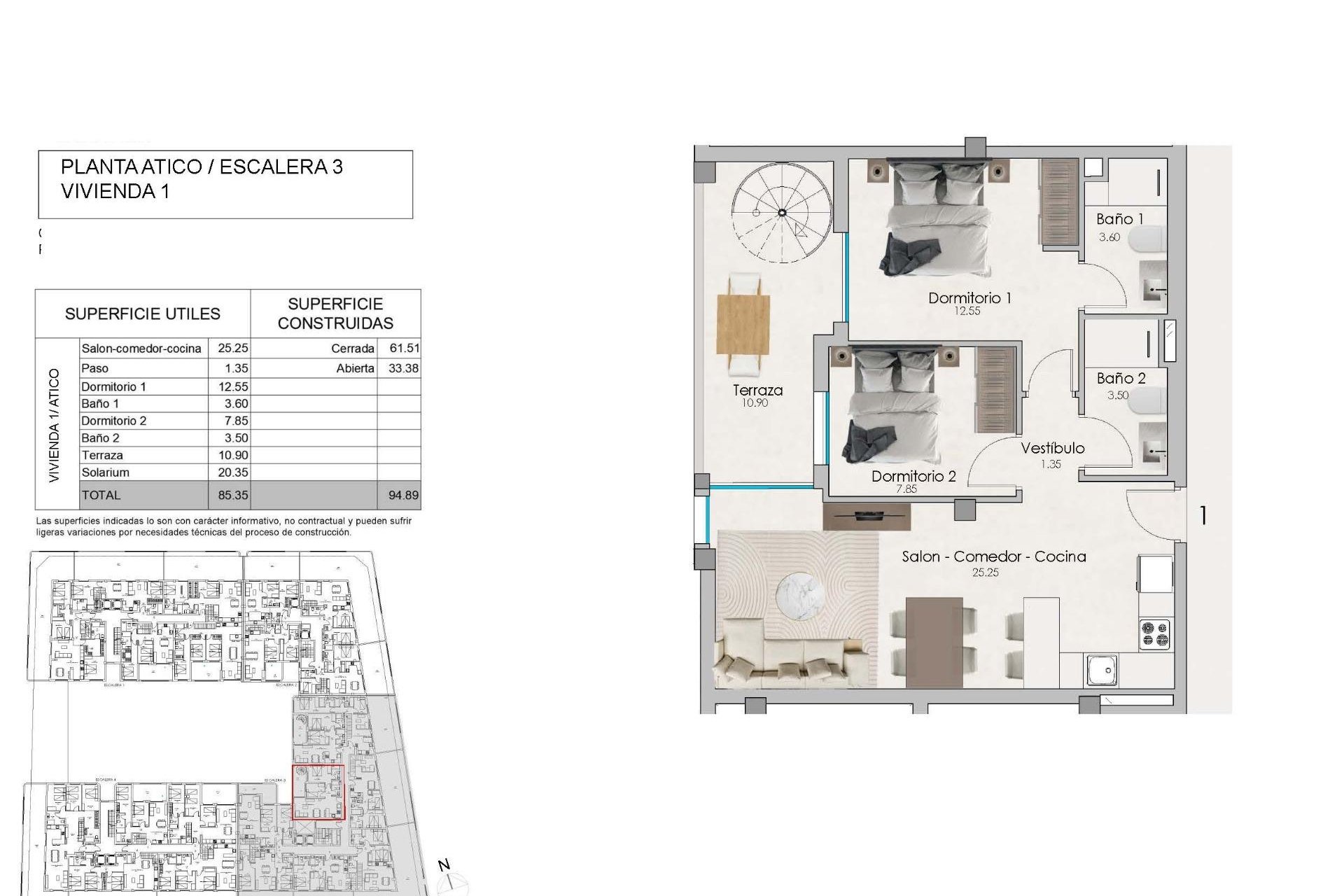 Rynek Pierwotny - Penthouse -
Santa Pola - Estacion de autobuses