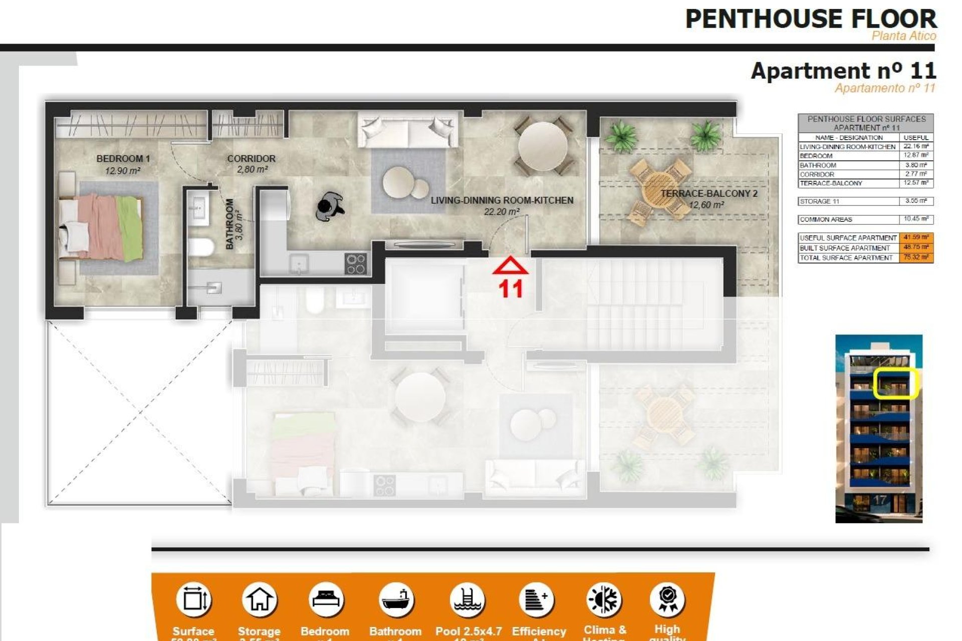 Rynek Pierwotny - Penthouse -
Torrevieja - Playa del Acequión