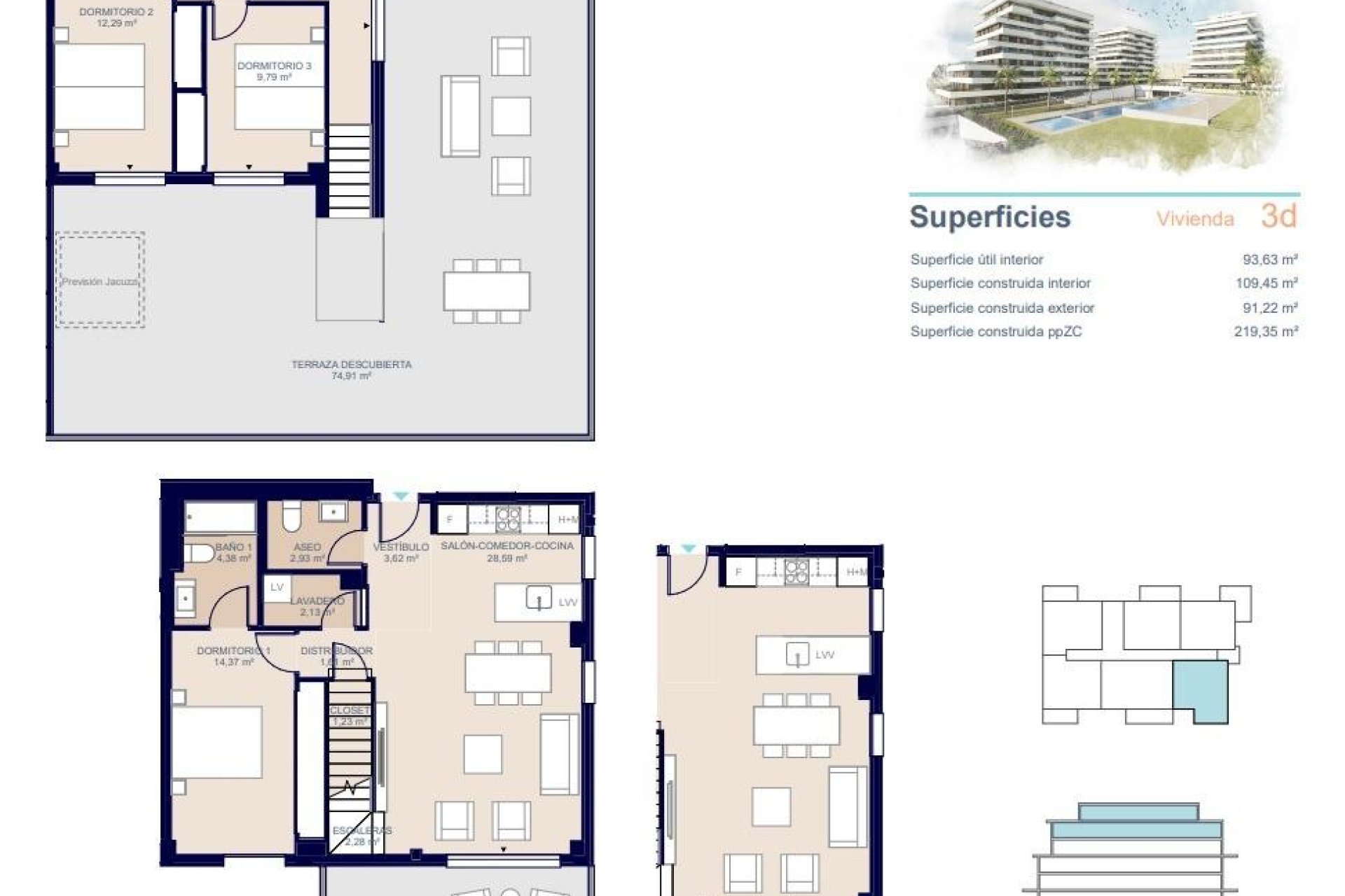 Rynek Pierwotny - Penthouse -
Villajoyosa - Playa del Torres