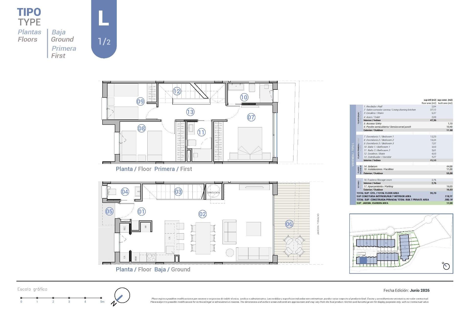 Rynek Pierwotny - Town House -
El Campello - Platja de L´Amerador
