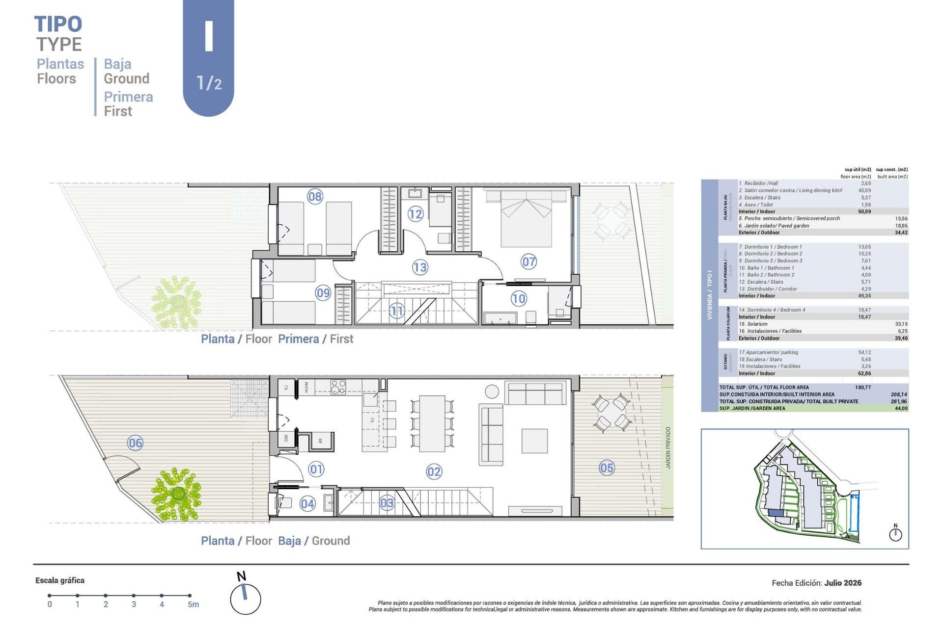 Rynek Pierwotny - Town House -
El Campello - Platja de L´Amerador