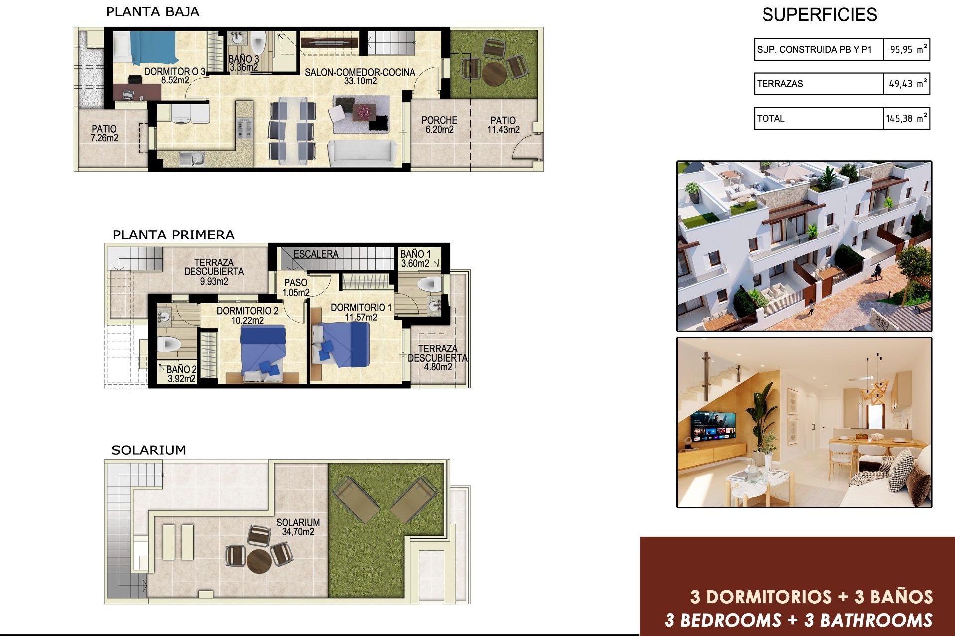 Rynek Pierwotny - Town House -
Orihuela - Vistabella Golf