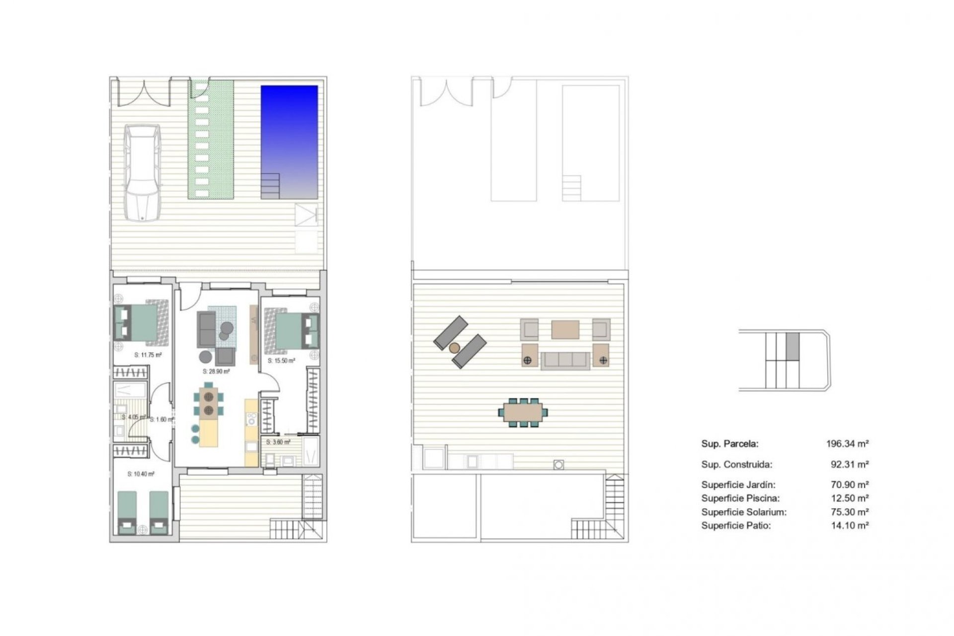 Rynek Pierwotny - Town House -
San Javier - Parque del doce