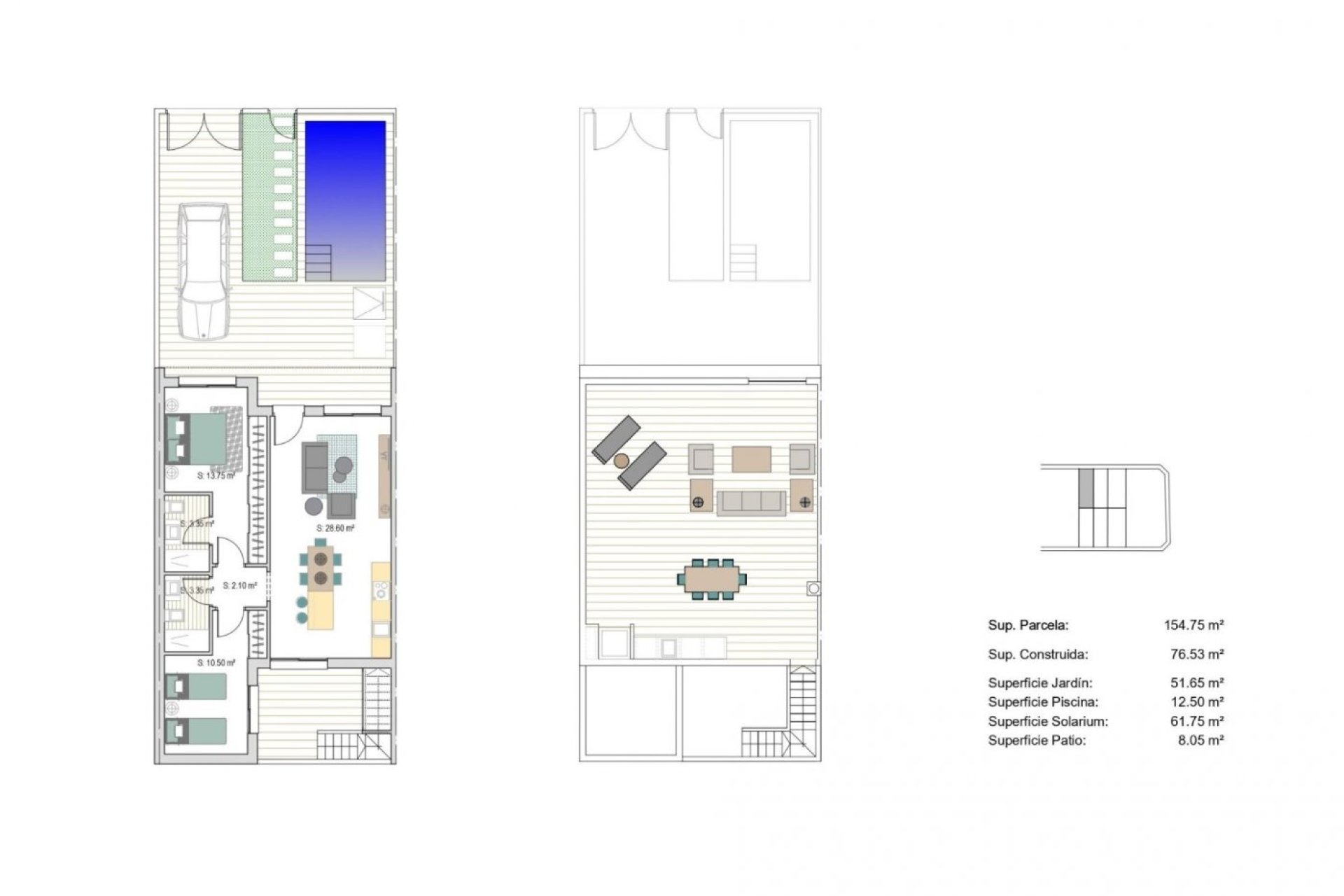 Rynek Pierwotny - Town House -
San Javier - Parque del doce