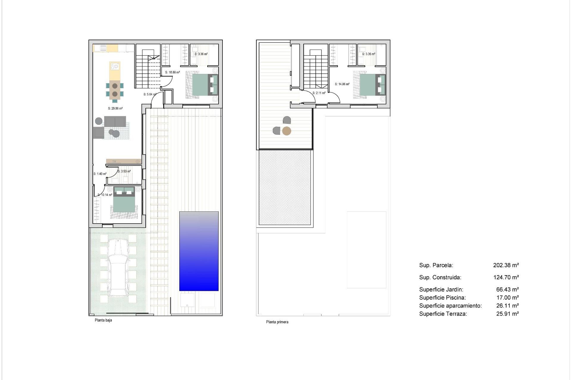 Rynek Pierwotny - Town House -
San Javier - Parque del doce